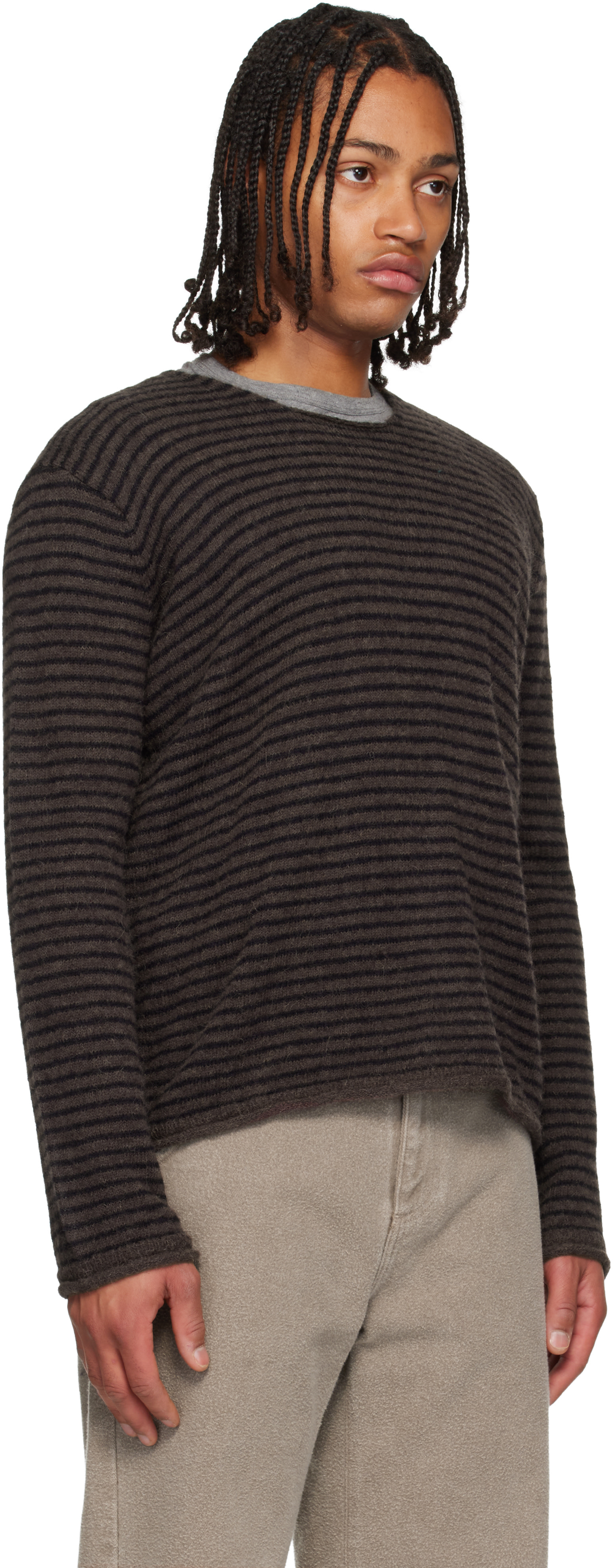 OUR LEGACY - Pull Popover brun