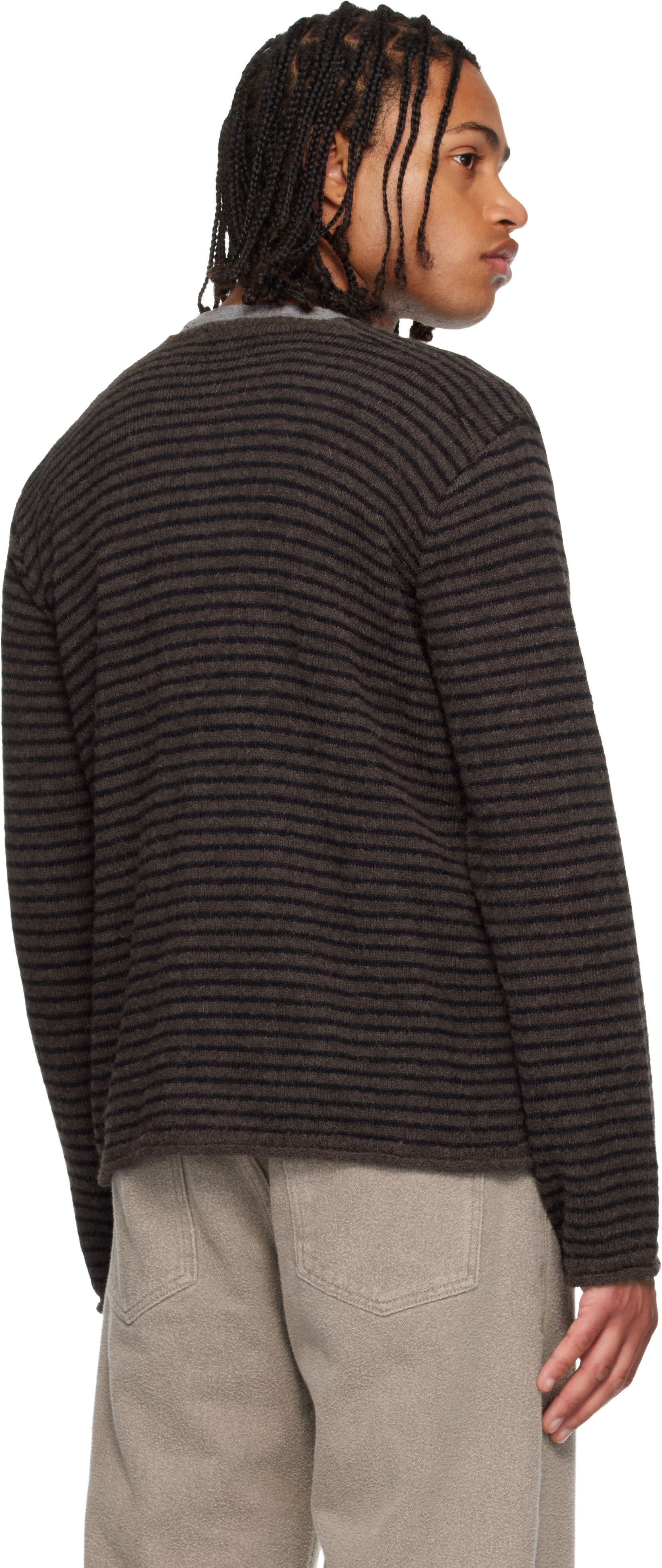 OUR LEGACY - Pull Popover brun