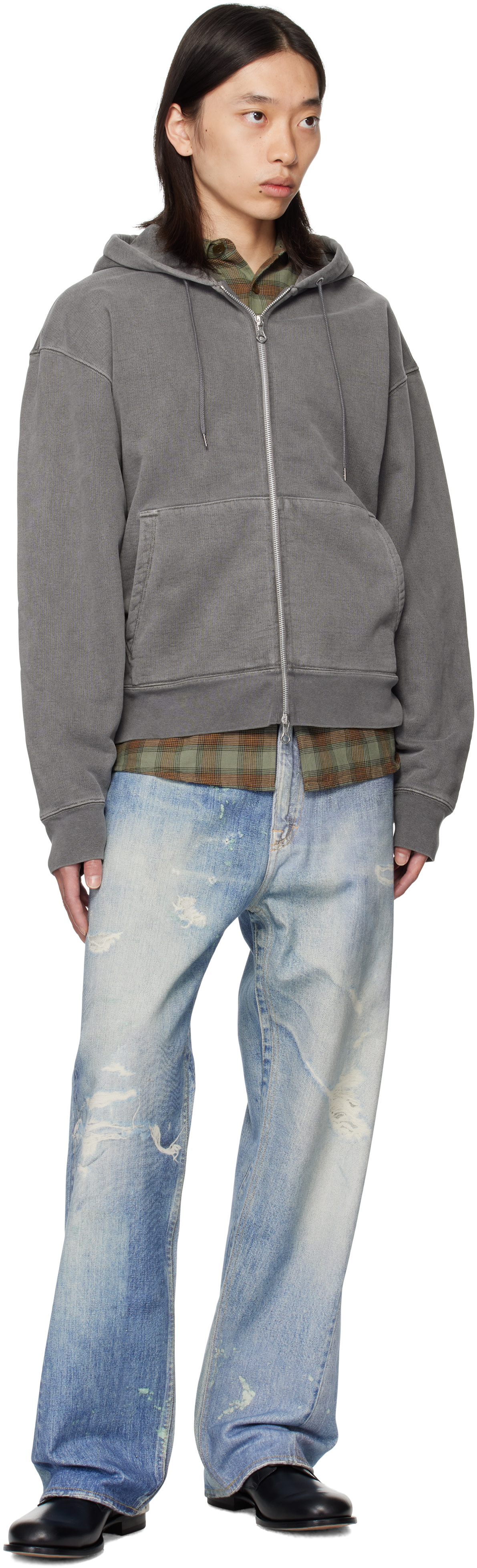 OUR LEGACY: Gray Rascal Hoodie | SSENSE United Kingdom