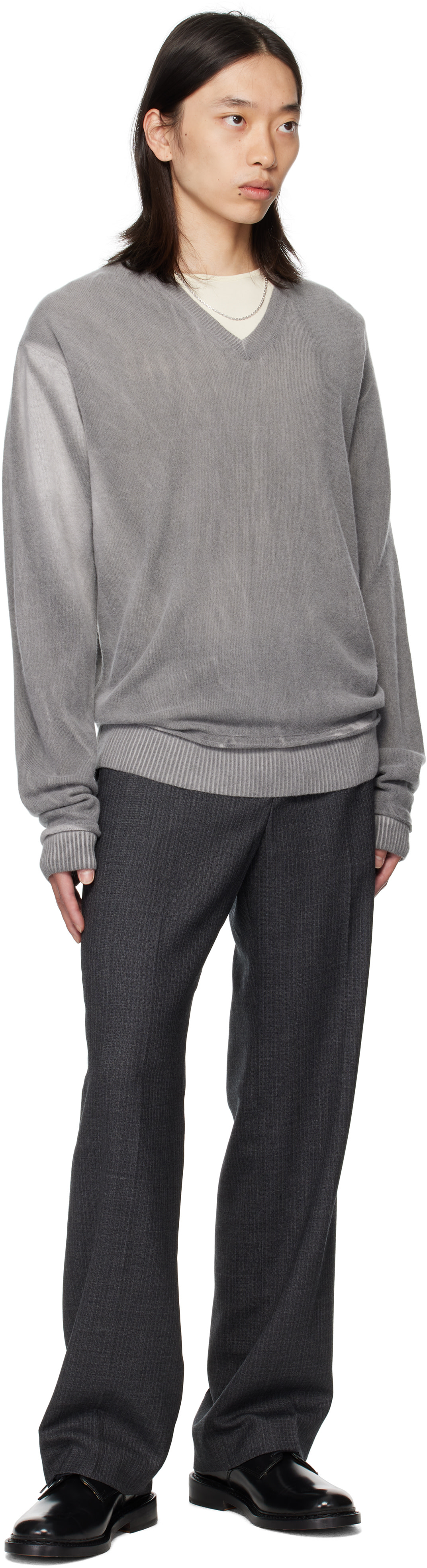 OUR LEGACY - Pull Parallel gris