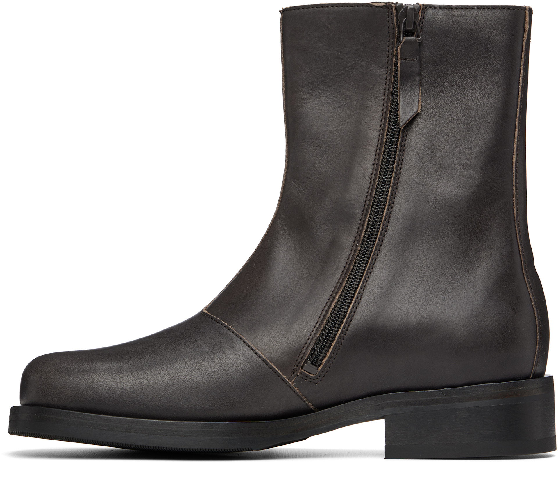 OUR LEGACY: Brown Camion Boots | SSENSE Canada