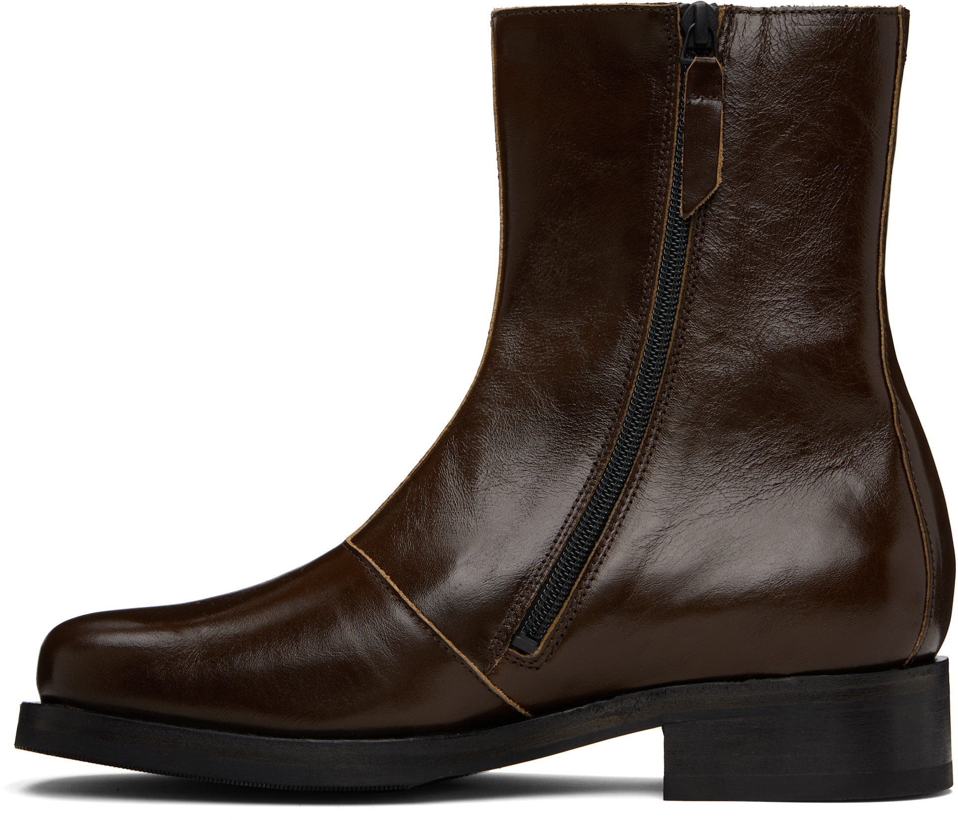 OUR LEGACY: Brown Camion Boots | SSENSE United Kingdom