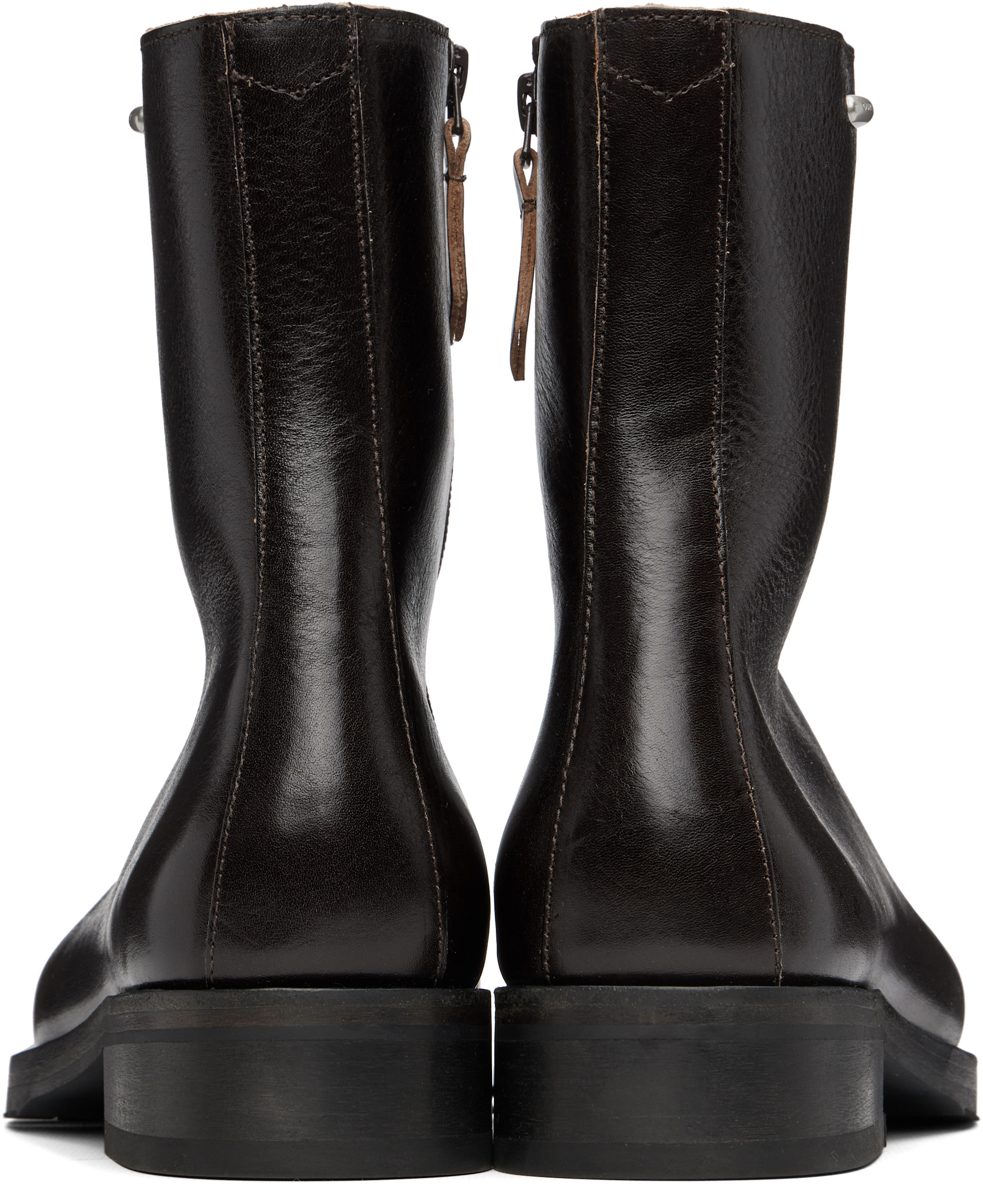 OUR LEGACY: Brown Camion Boots | SSENSE