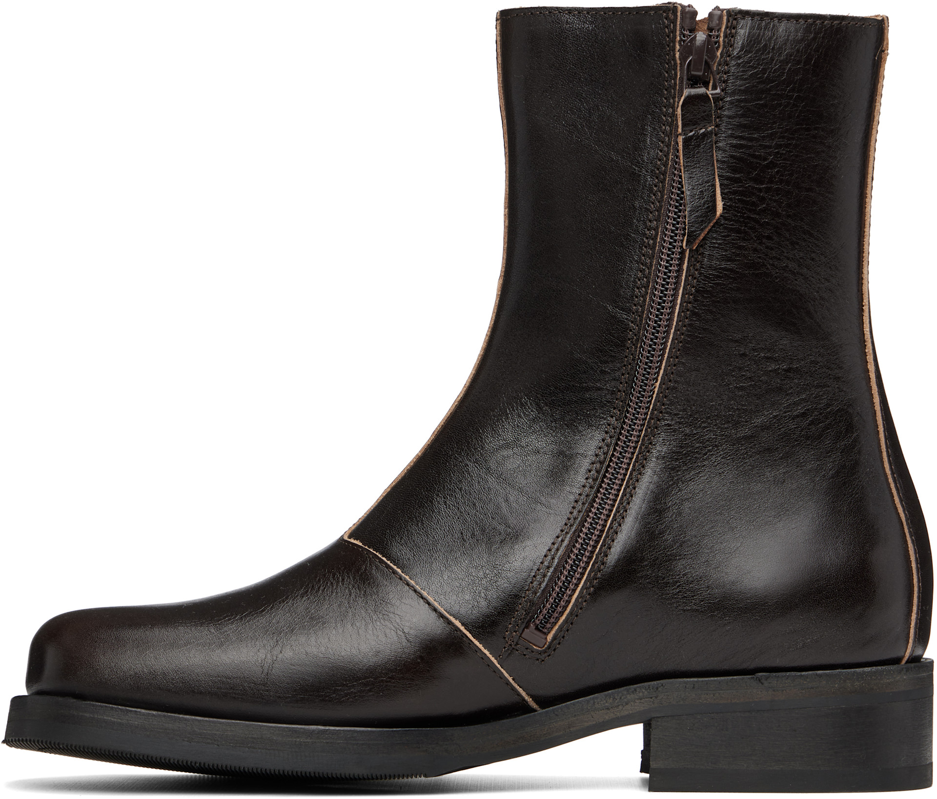 OUR LEGACY: Brown Camion Boots | SSENSE