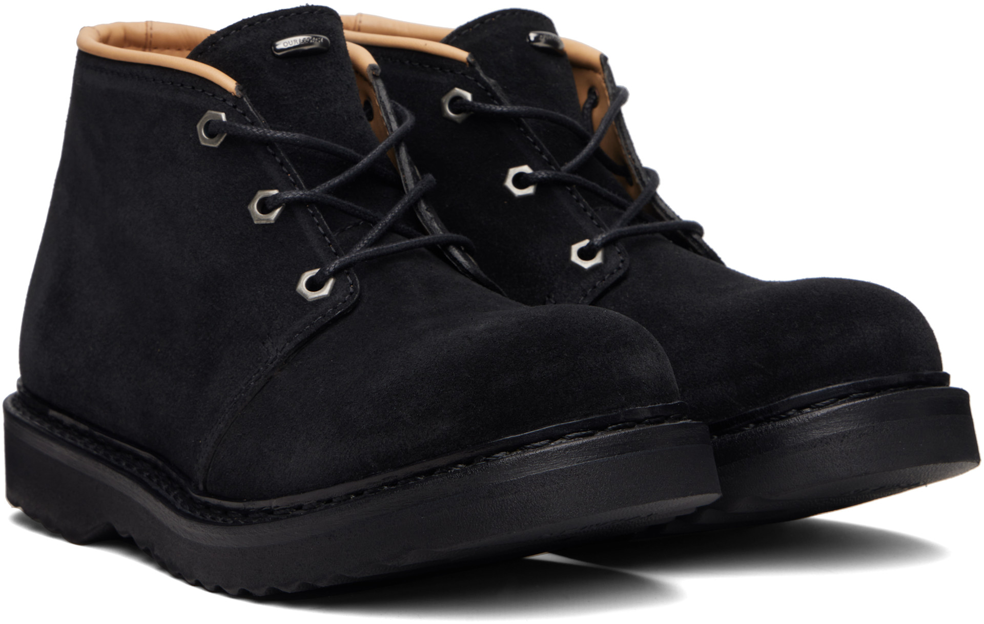 OUR LEGACY: Black Chukka Boots | SSENSE