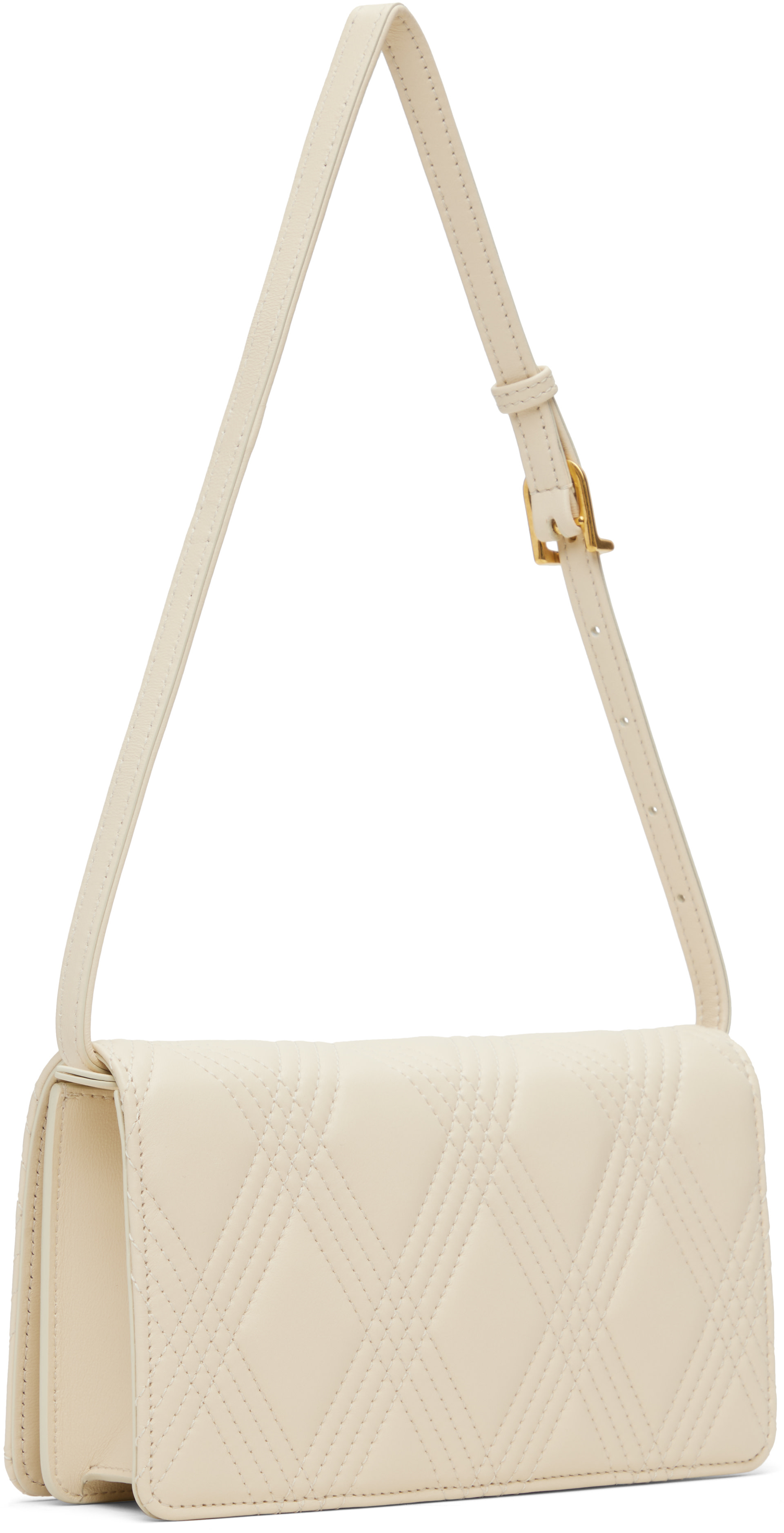 Valentino Garavani: Off-White Quiltie 67 Mini Bag | SSENSE