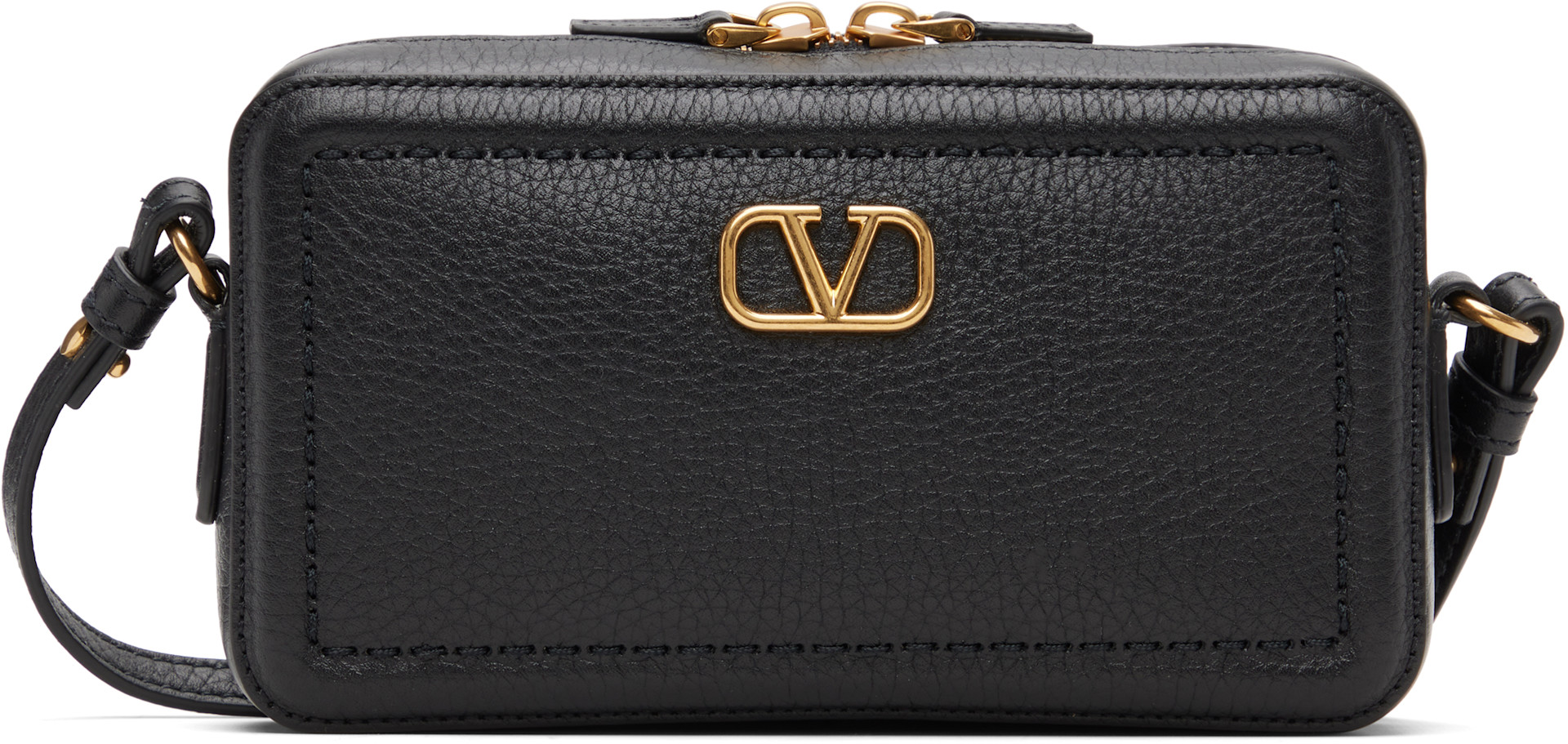 VALENTINO GARAVANI ブラック　ミニトートバッグ VALENTINO（ヴァレンティノ） （未使用 展示品）ヴァレンティノ ロック
