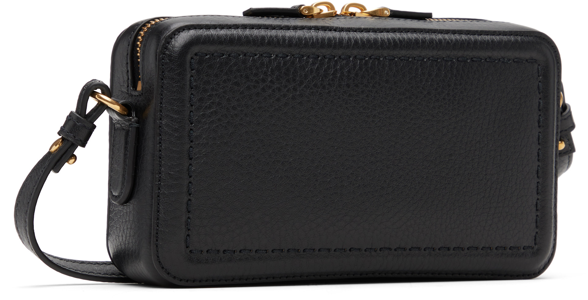 Valentino Garavani: Black Mini Alltime Camera Case Bag | SSENSE