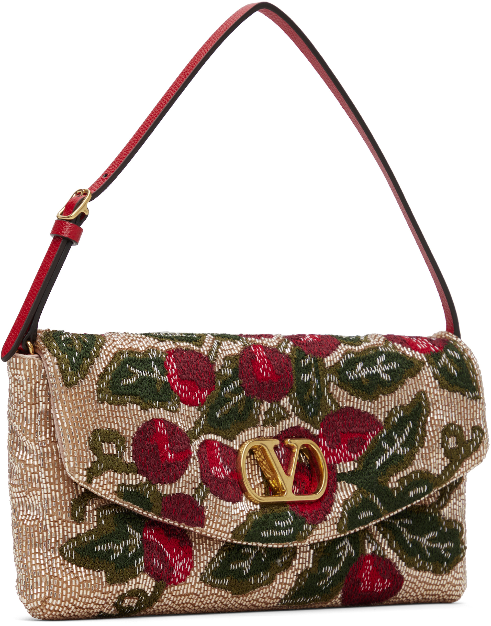 Valentino Garavani: Multicolor Vain Clutch | SSENSE
