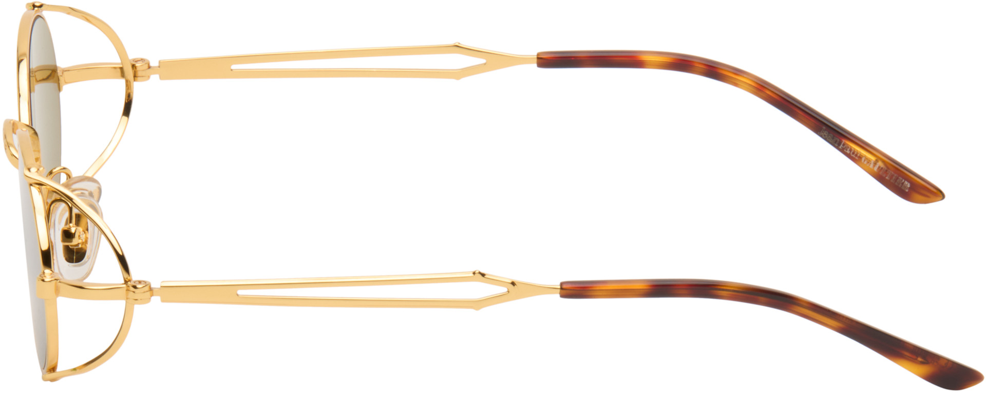 Jean Paul Gaultier: 'The Gold 55-3175' Sunglasses | SSENSE