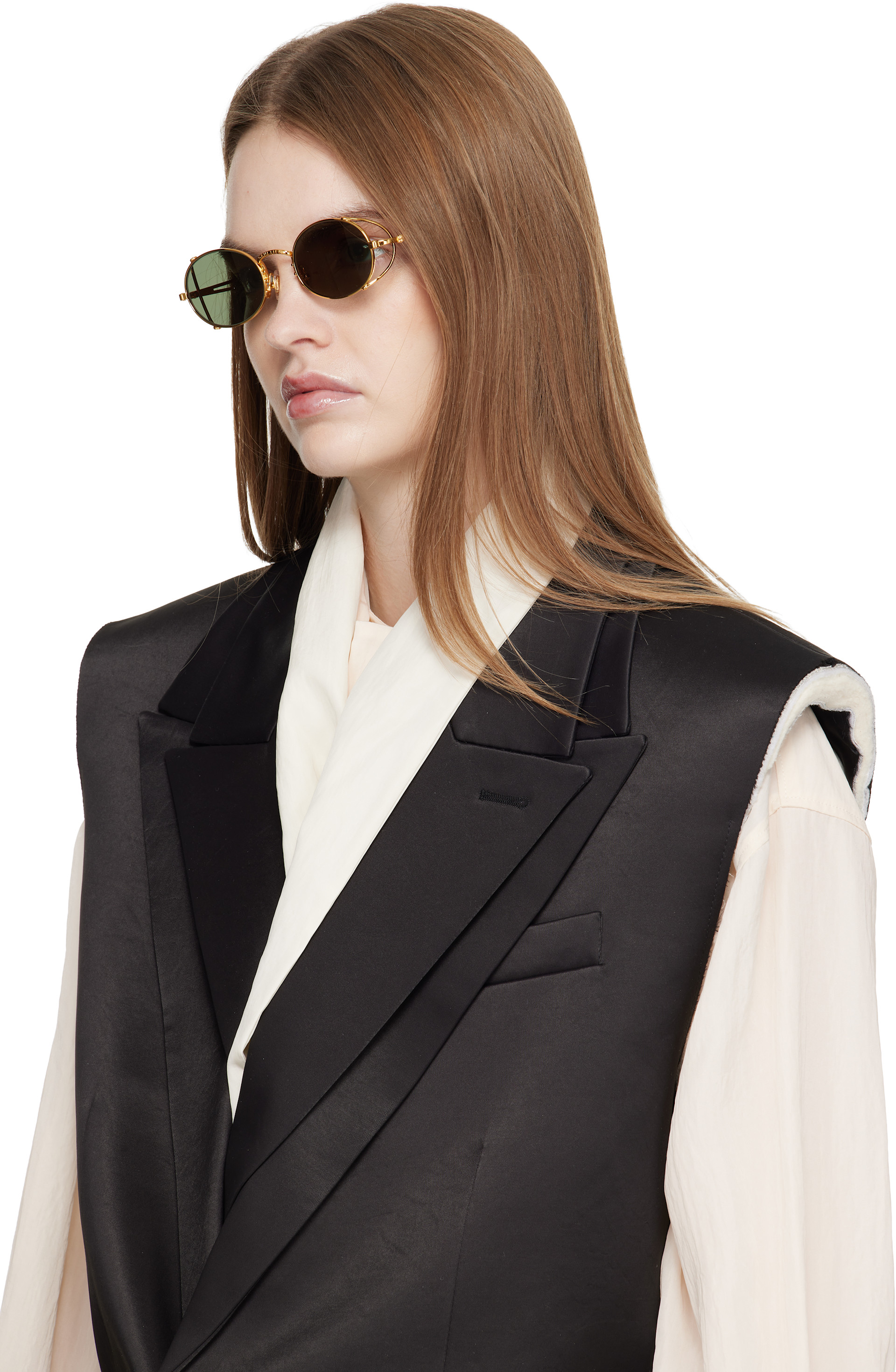 Jean Paul Gaultier: 'The Gold 55-3175' Sunglasses | SSENSE