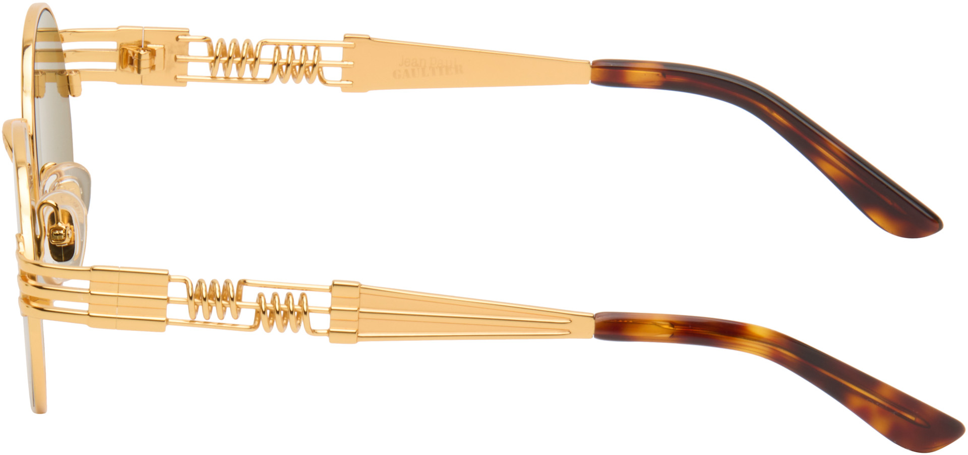 Jean Paul Gaultier: 'The Gold 56-6106' Sunglasses | SSENSE Canada