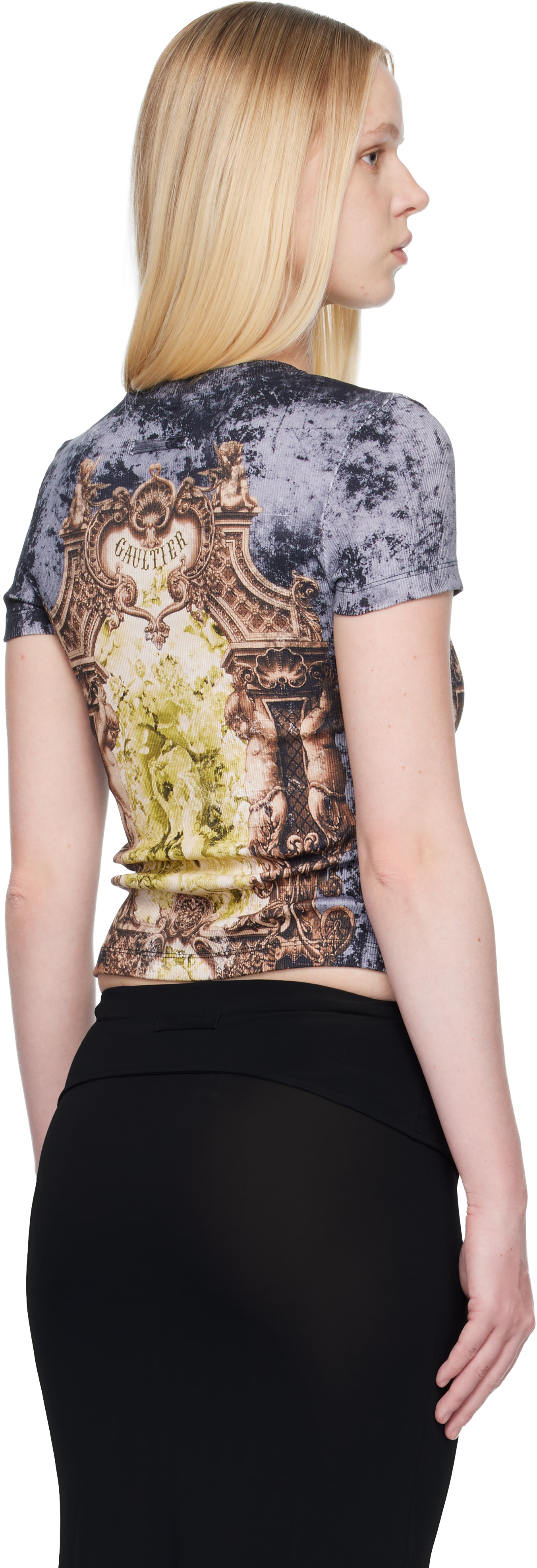 トップス Jean Paul Gaultier/Shirt Jean Paul Gaultier: Multicolor 'The Blue Médaillon' T-shirt | SSENSE