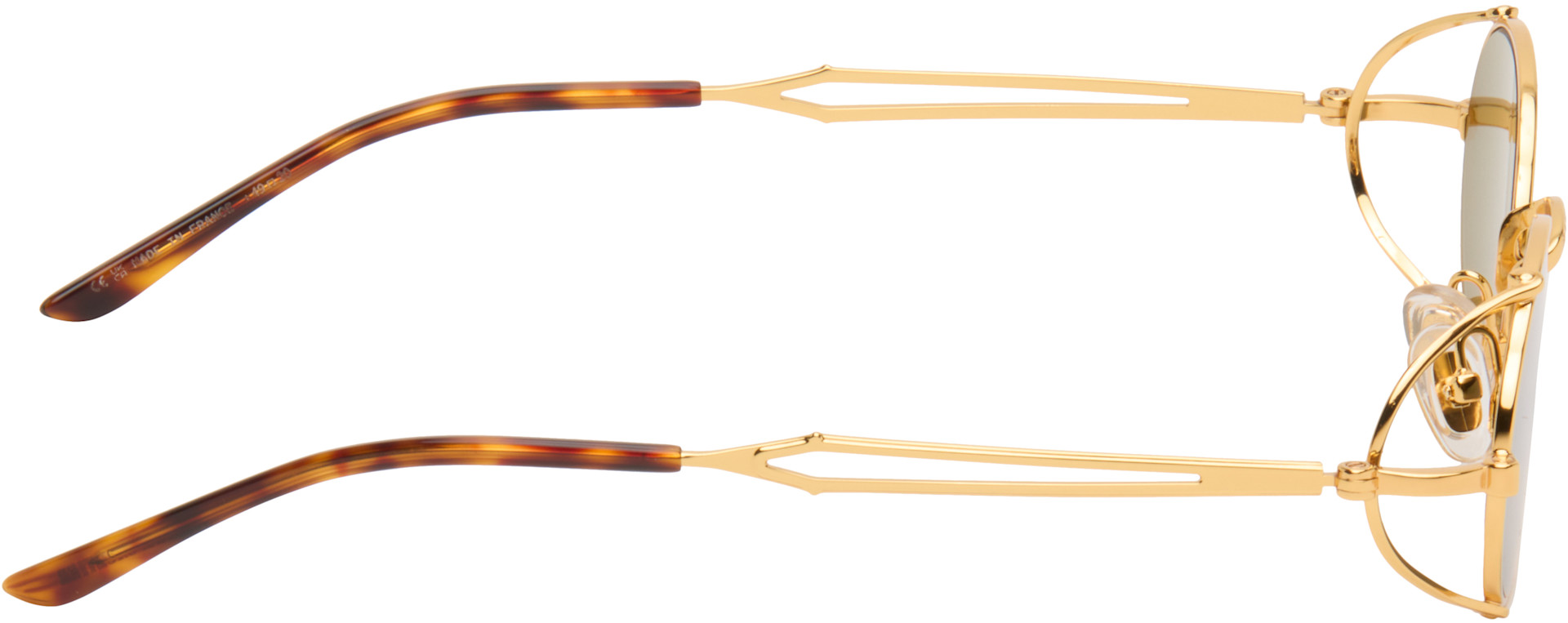 Jean Paul Gaultier: 'The Gold 55-3175' Sunglasses | SSENSE