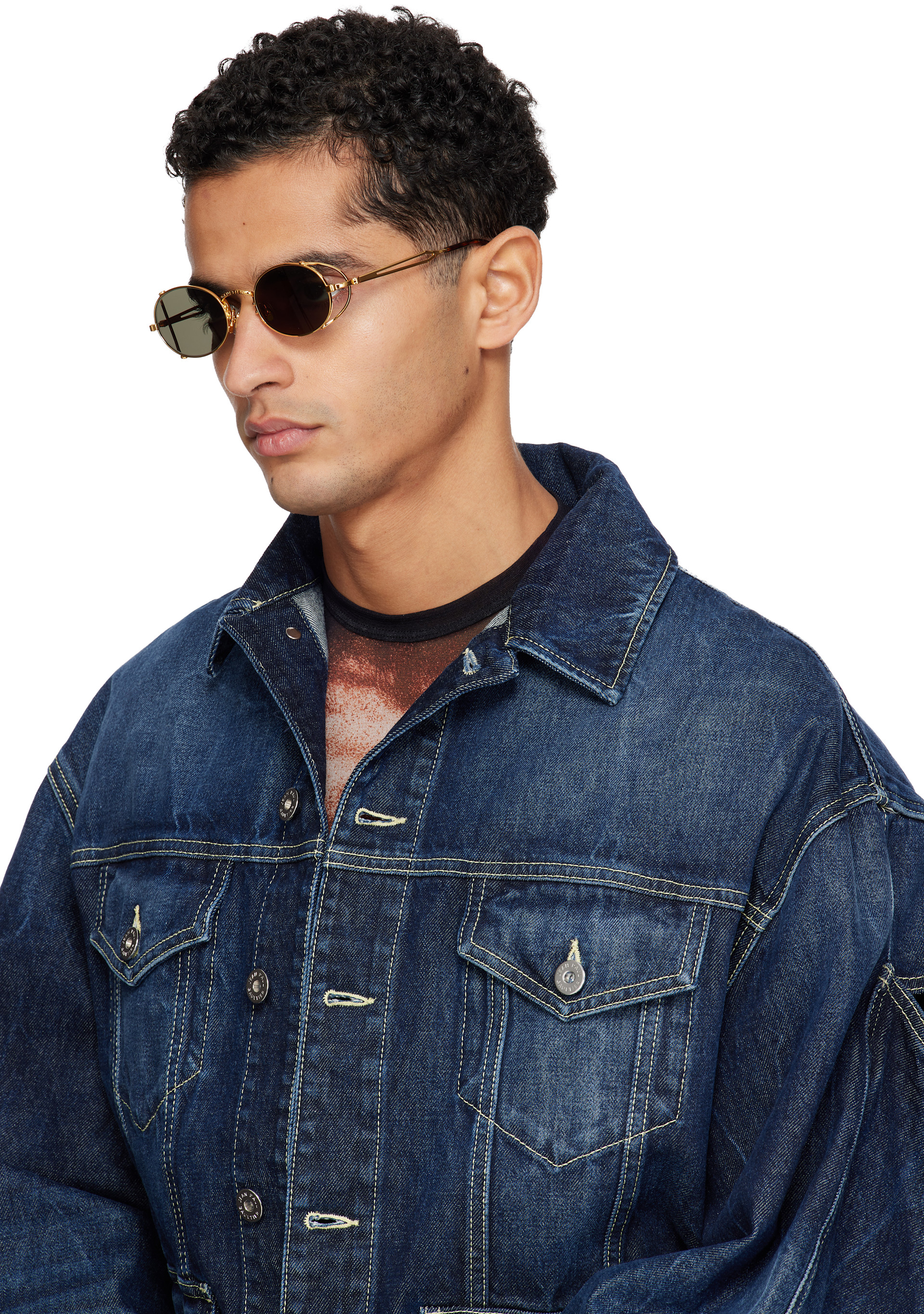Jean Paul Gaultier: 'The Gold 55-3175' Sunglasses | SSENSE