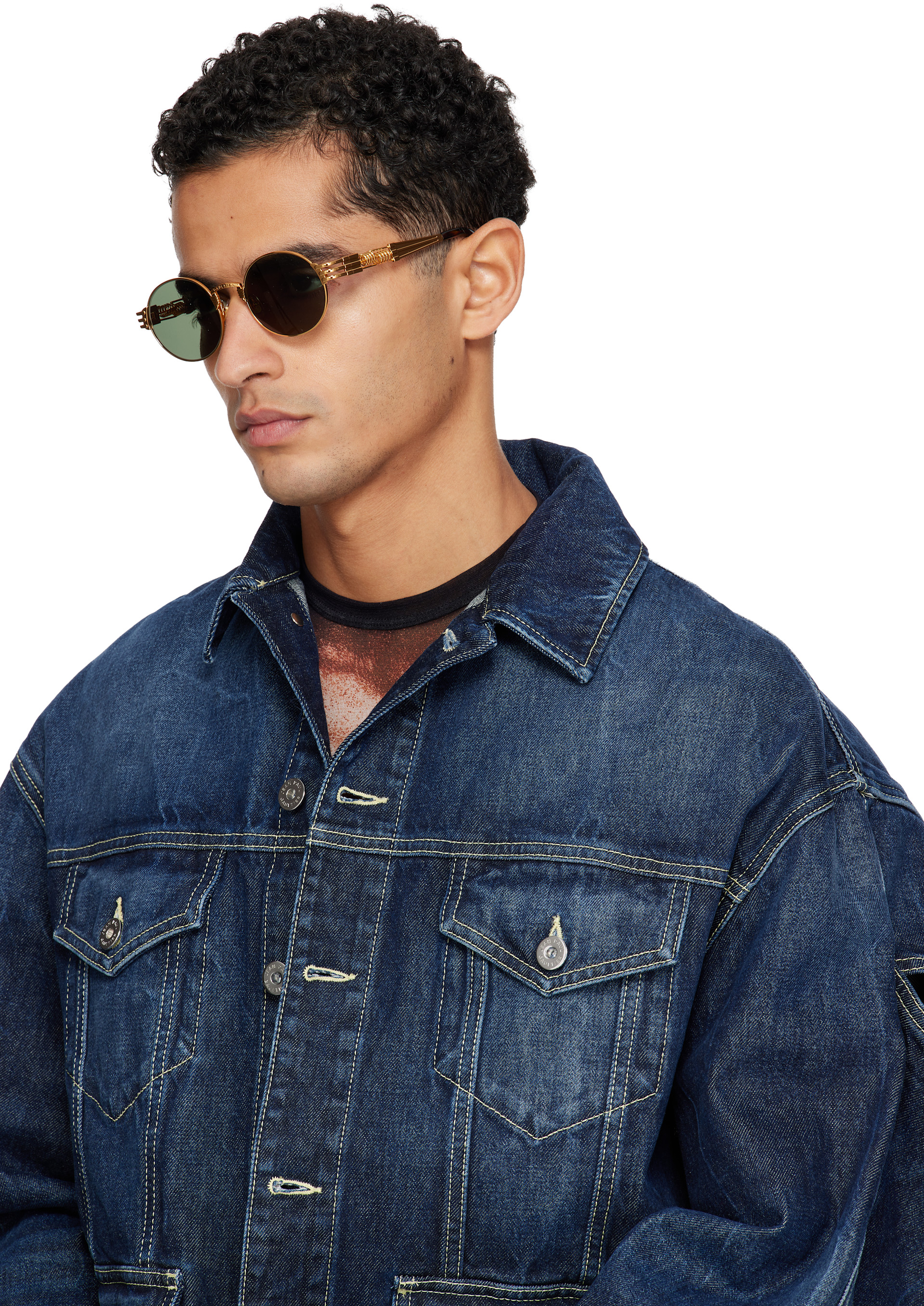 Jean Paul Gaultier: 'The Gold 56-6106' Sunglasses | SSENSE