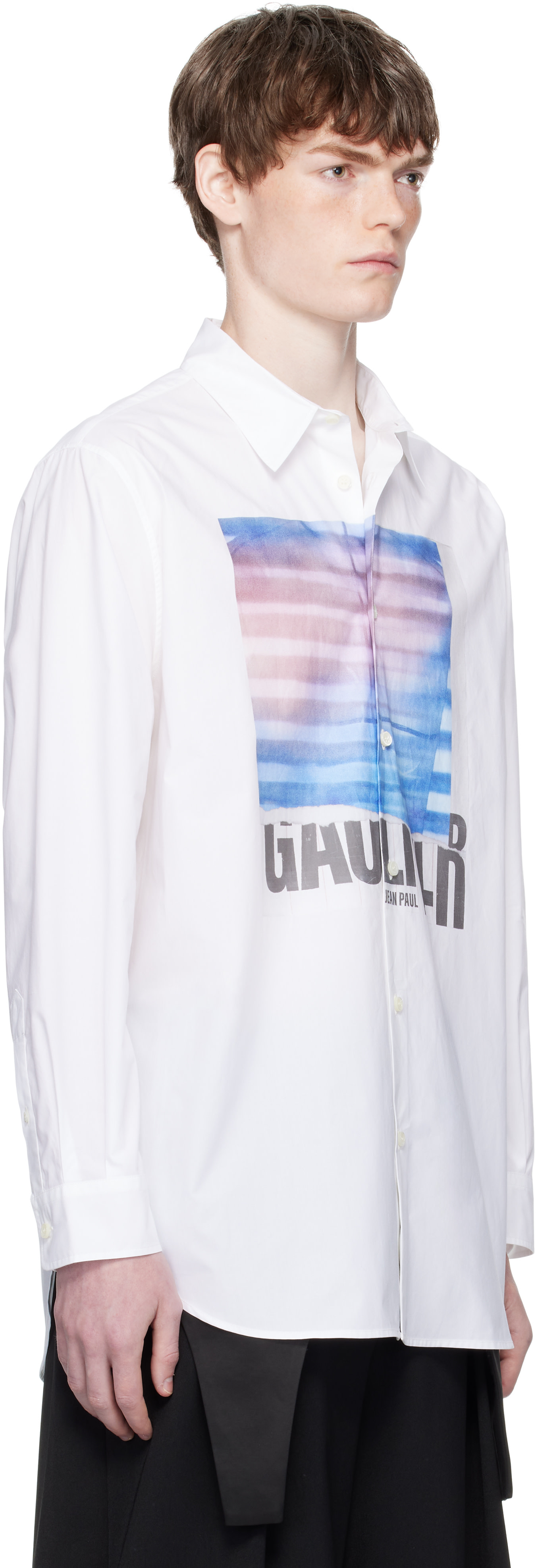 トップス Jean Paul Gaultier/Shirt Jean Paul Gaultier: White 'The Oversized Air' Shirt | SSENSE