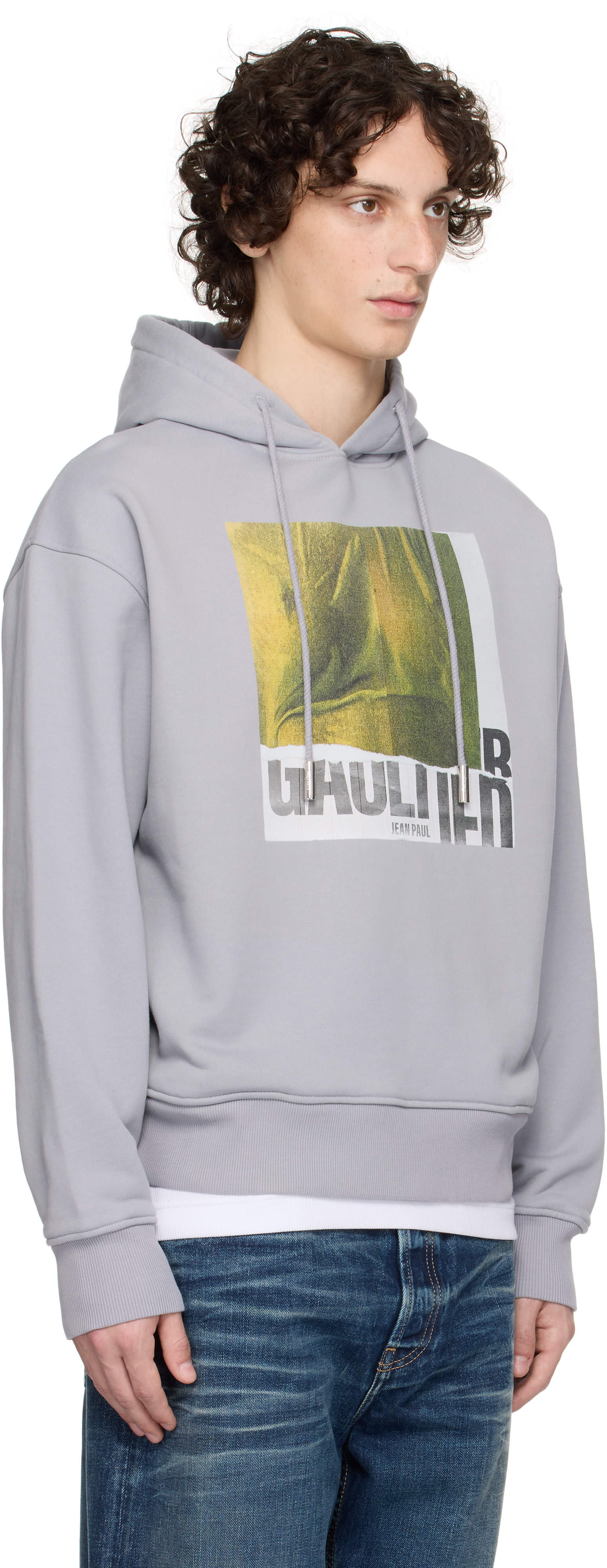 Jean Paul Gaultier: SSENSE Exclusive Gray Cotton Printed Water