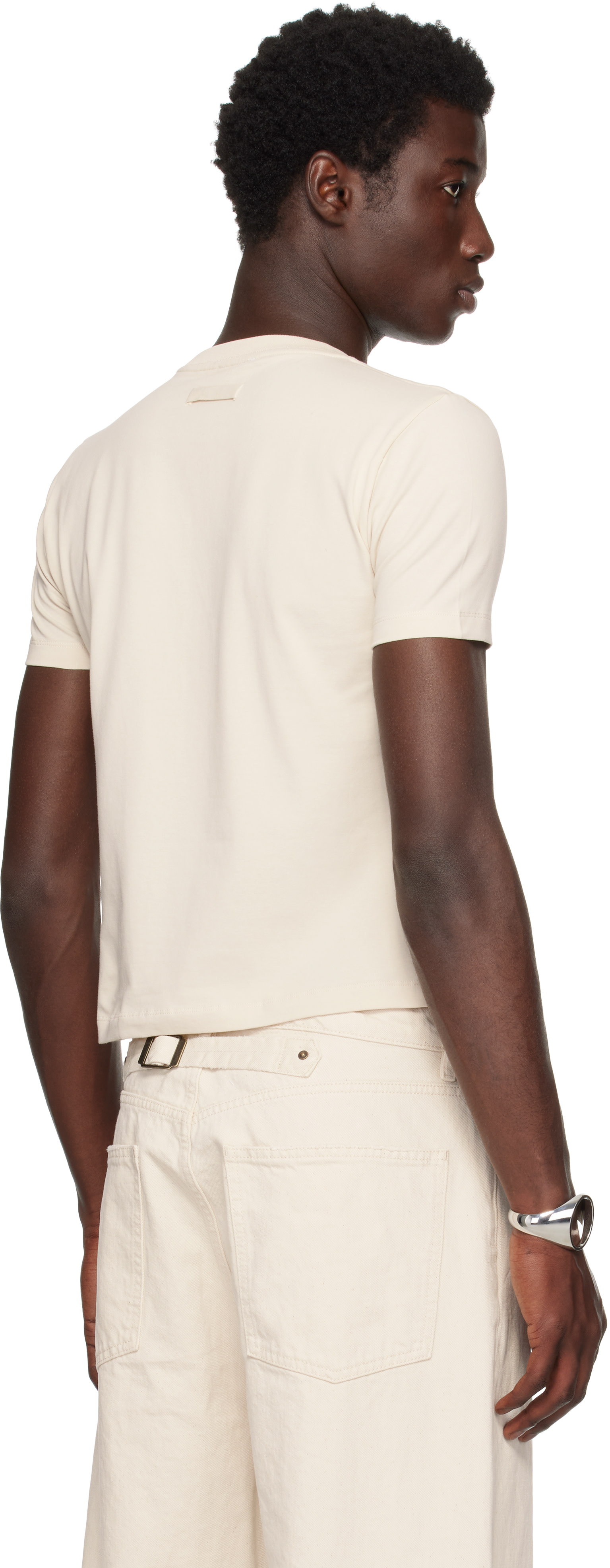 Jean Paul Gaultier: Off-White 'The JPG' Baby T-shirt | SSENSE