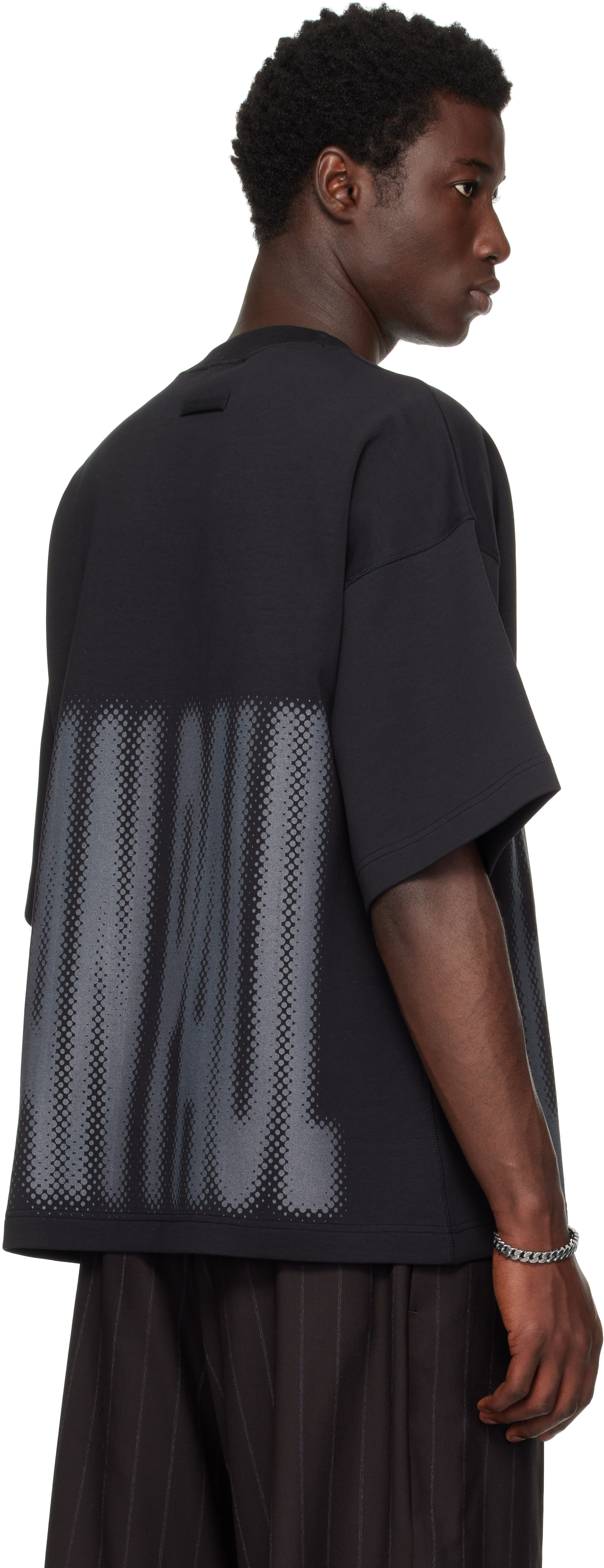 Jean Paul Gaultier: ブラック 'The Gaultier' ボクシー Tシャツ