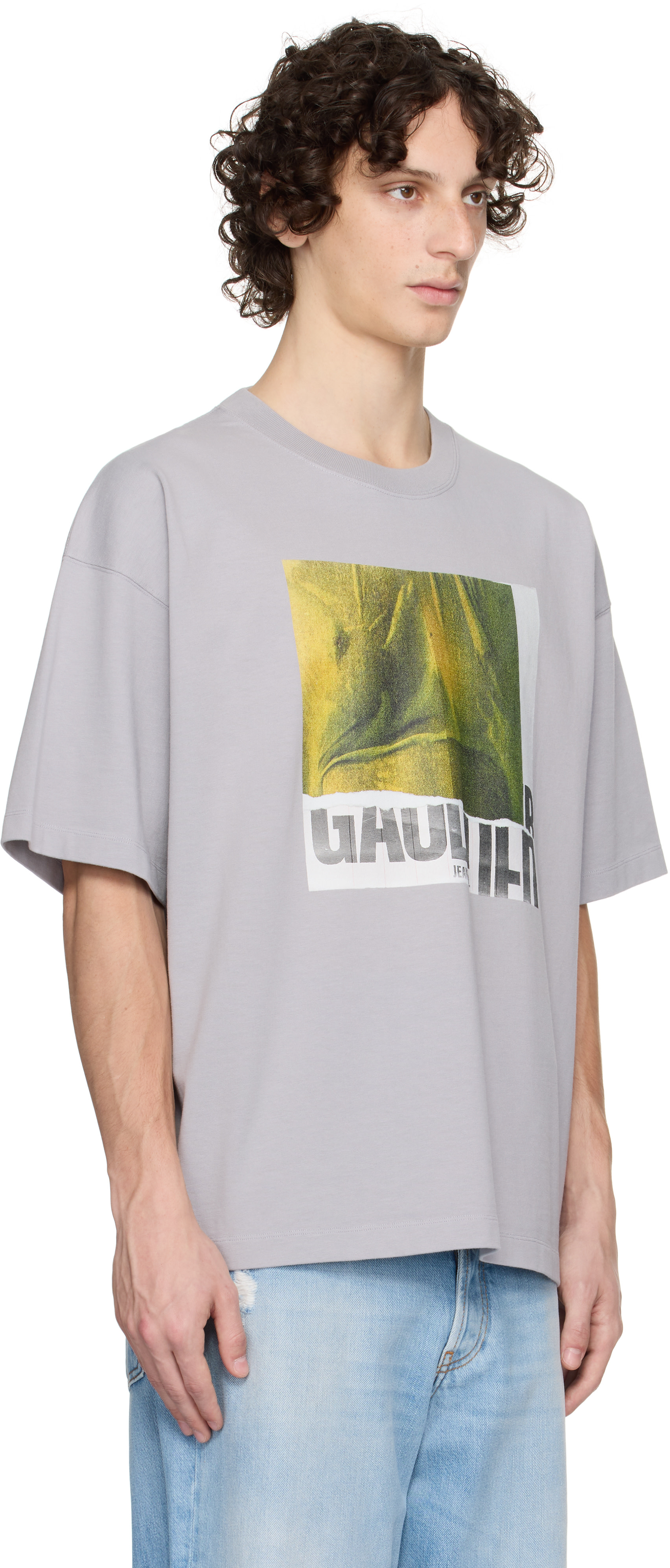 Jean Paul Gaultier: SSENSE限定 グレー Printed Water コットン