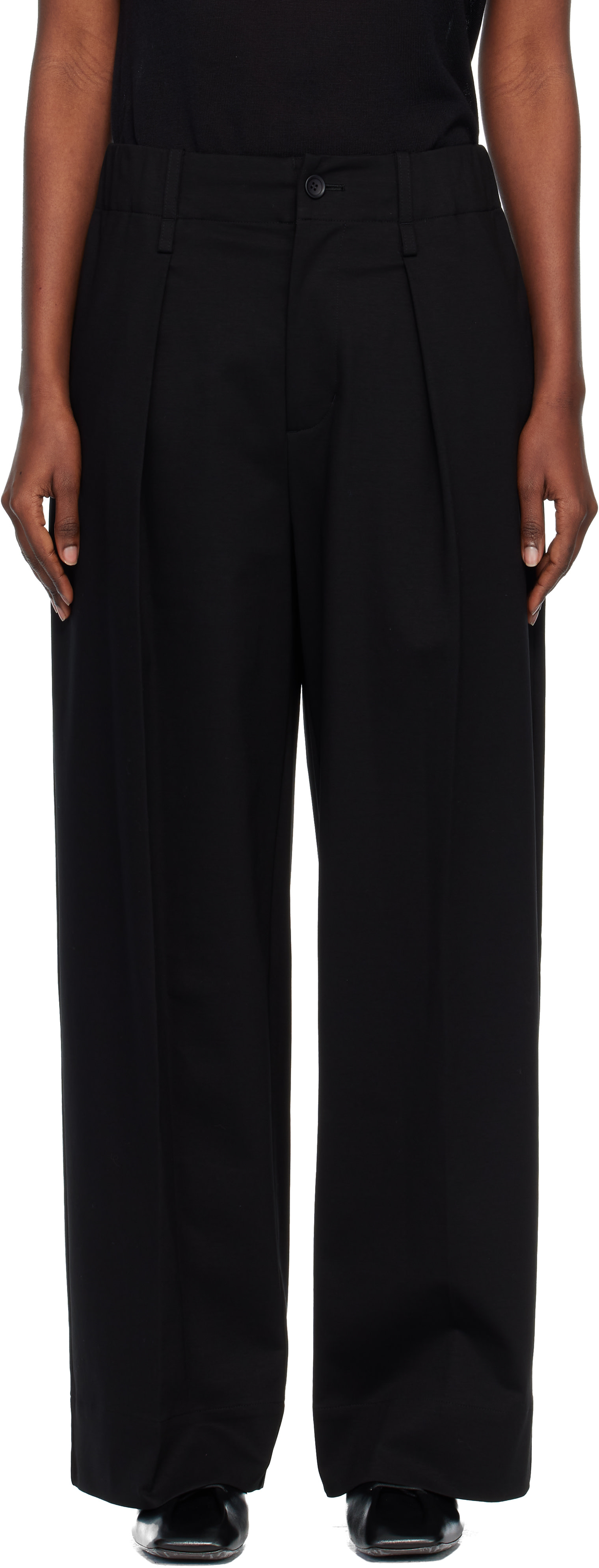 Issey Miyake - Pantalon noir - Ensemble