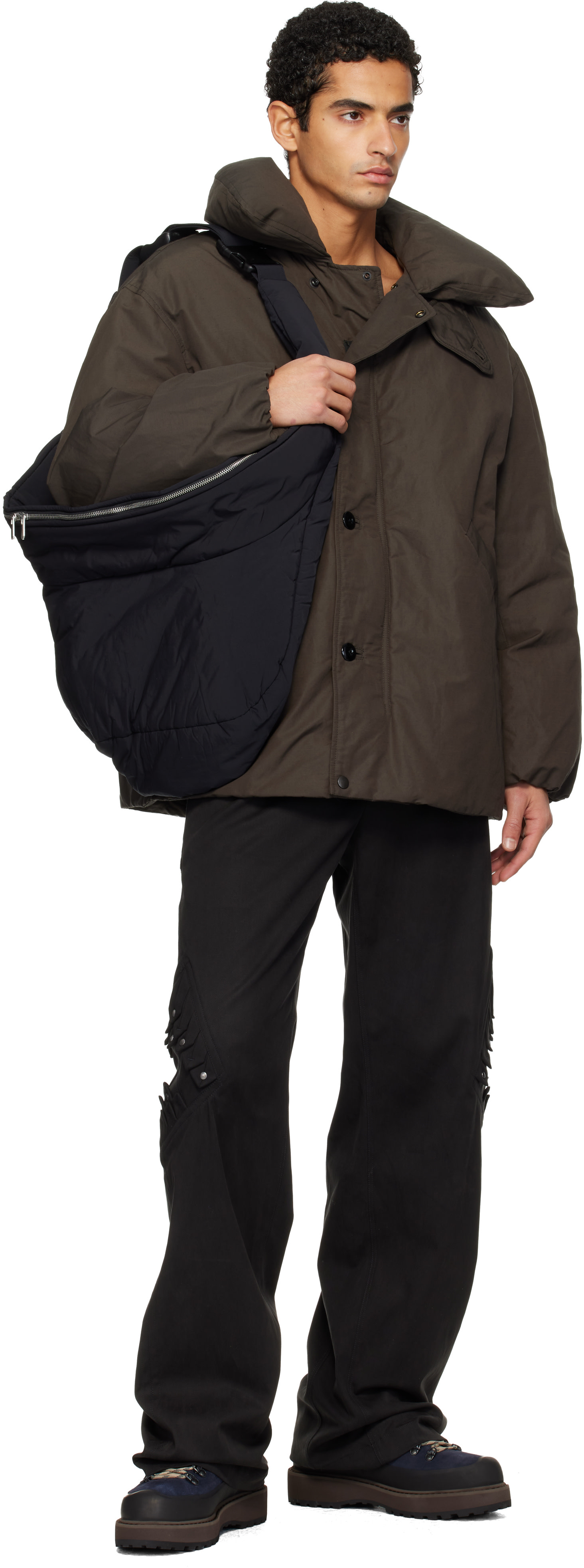 Seventh: Black Lunar Sac Bag | SSENSE