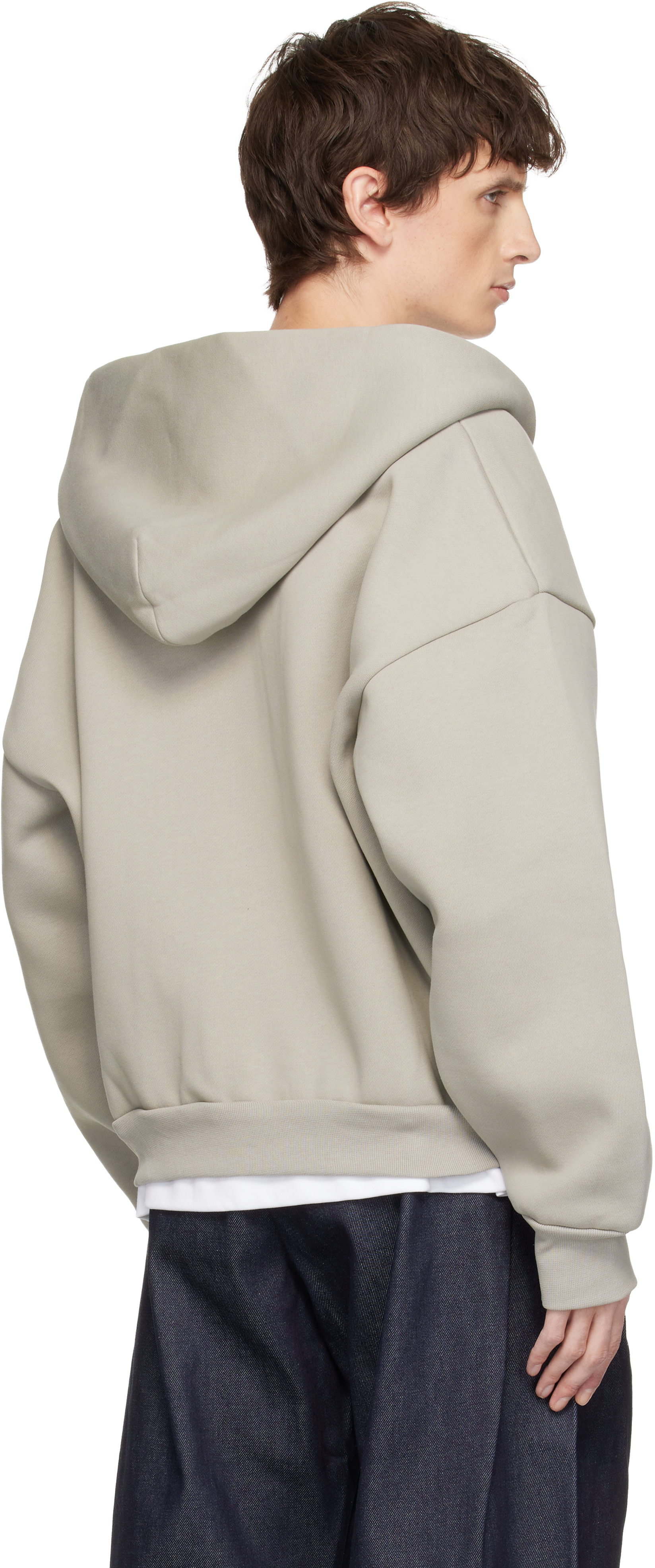 Seventh: Taupe V2 Zipped Hoodie | SSENSE