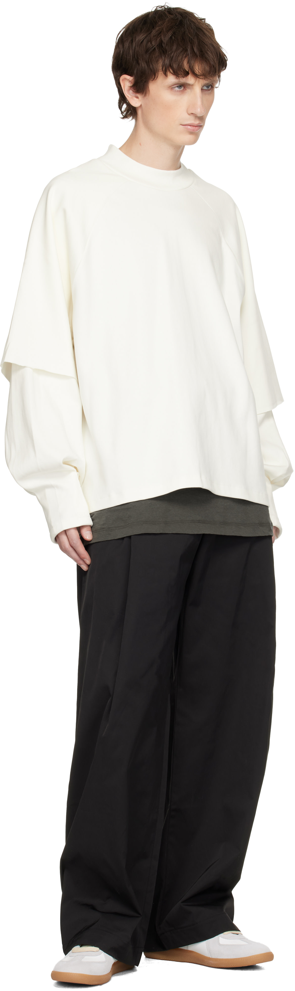 Seventh: Off-White Raglan Layered Longsleeve T-shirt | SSENSE Italy