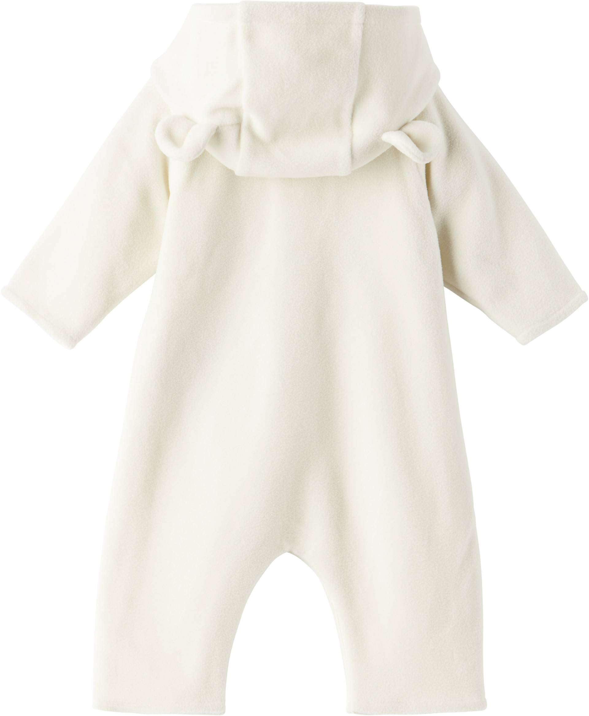 Moncler Enfant - Bébé | Combinaison blanche en molleton à capuche