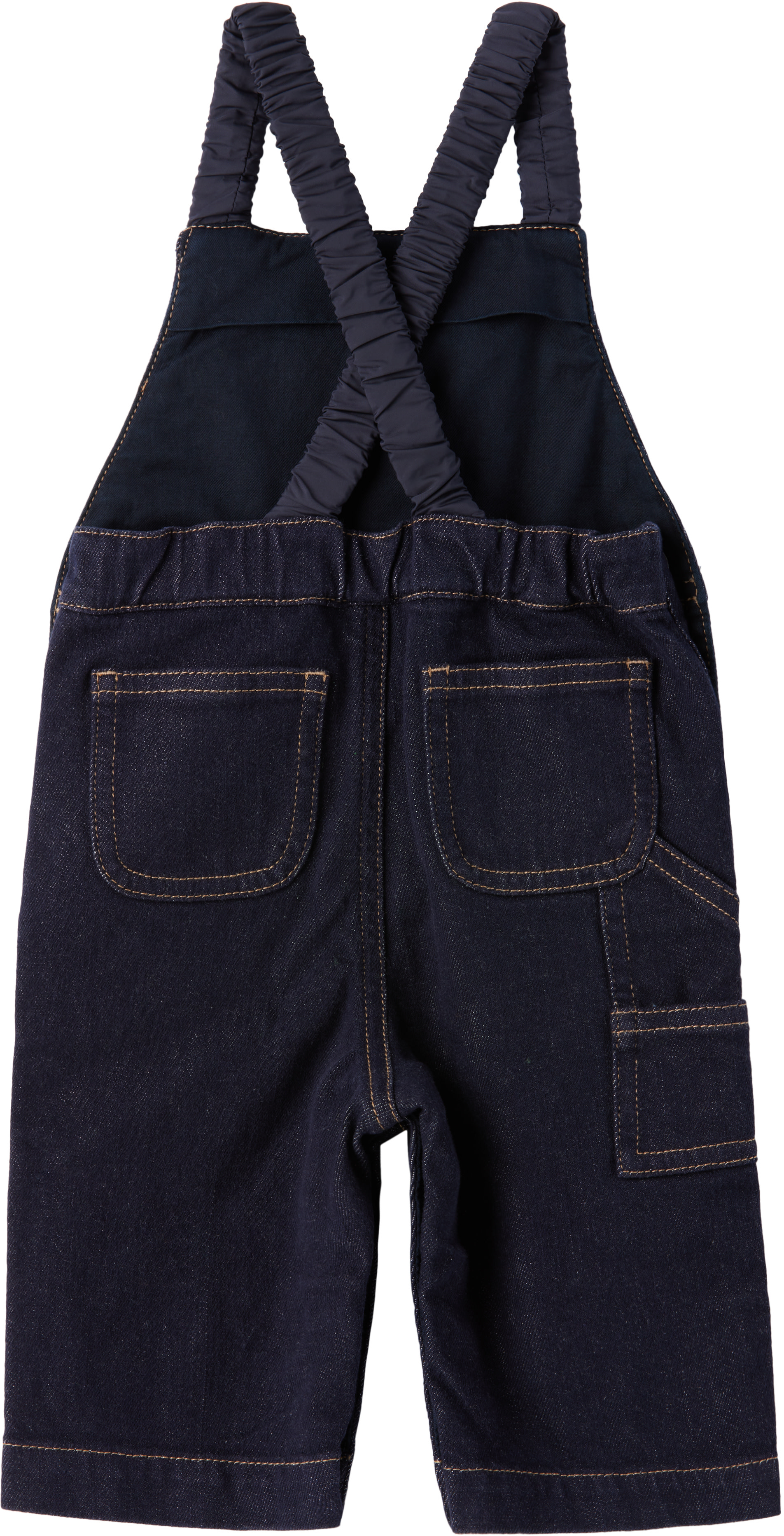 モンクレール 6/9m Moncler Enfant: Baby Navy Cotton Denim Overalls | SSENSE Hong Kong
