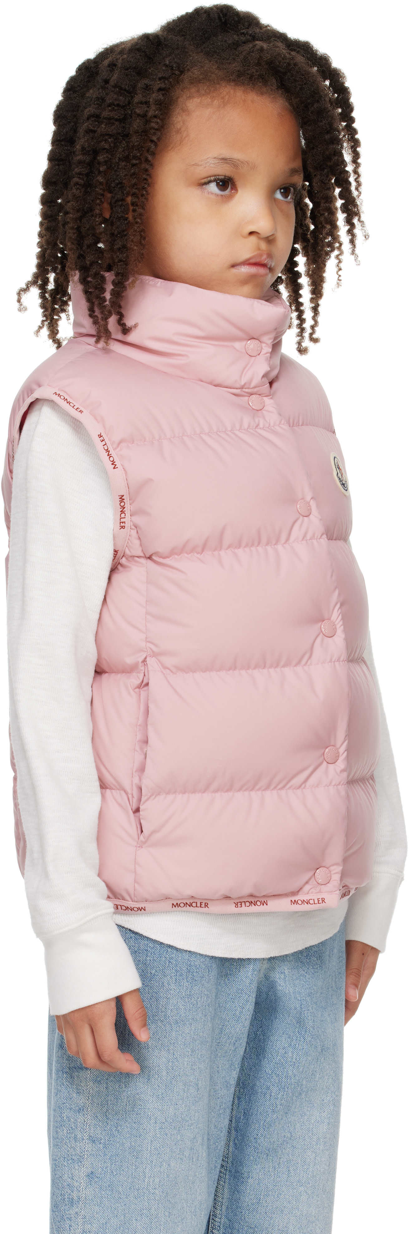 MONCLER ピンク ダウンベスト 中古・古着通販】MONCLER (モンクレール) ALCIBIA/ダウンベスト ピンク