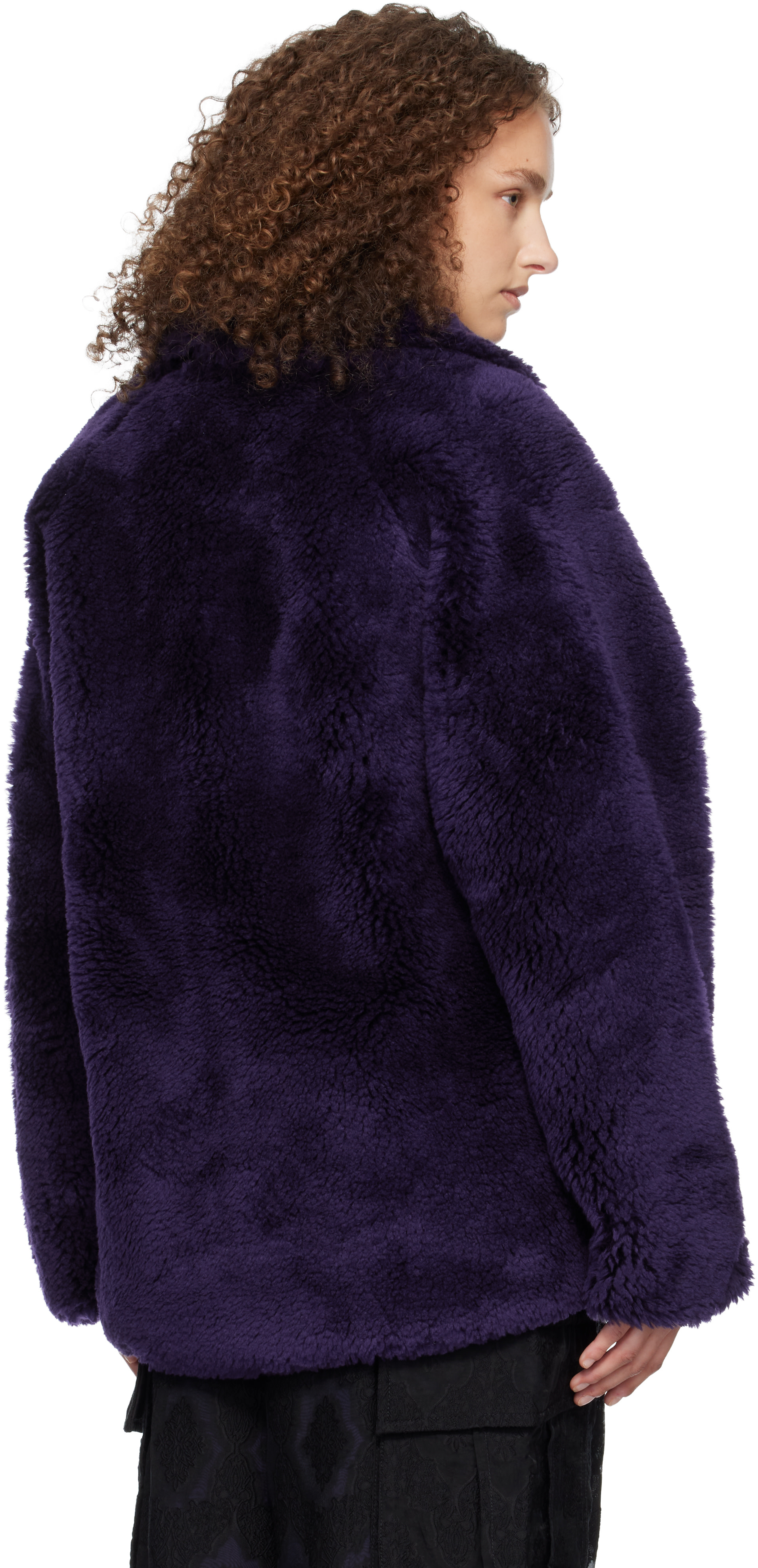 NEEDLES - Blouson mauve en molleton