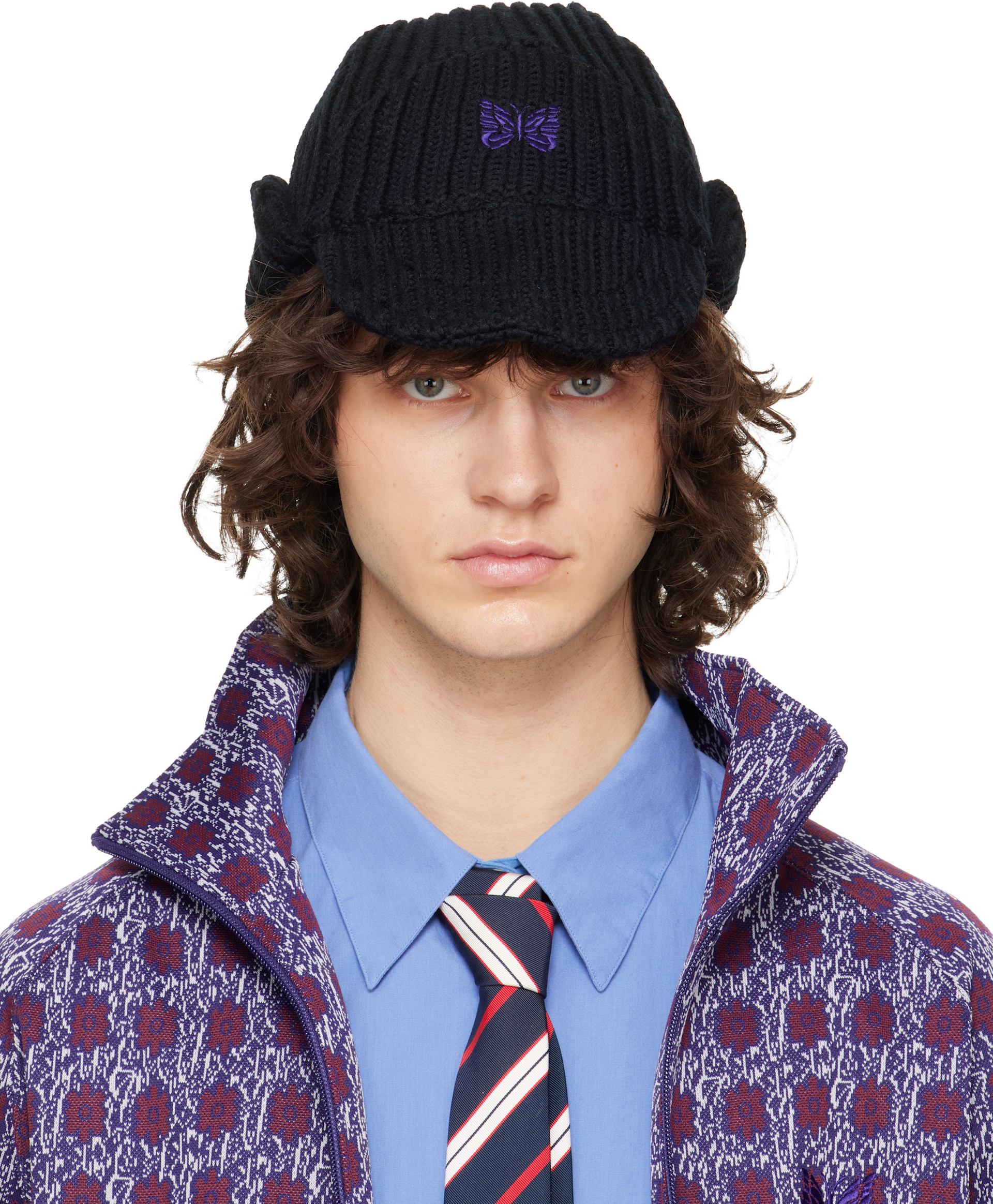 NEEDLES - Casquette Bird noire