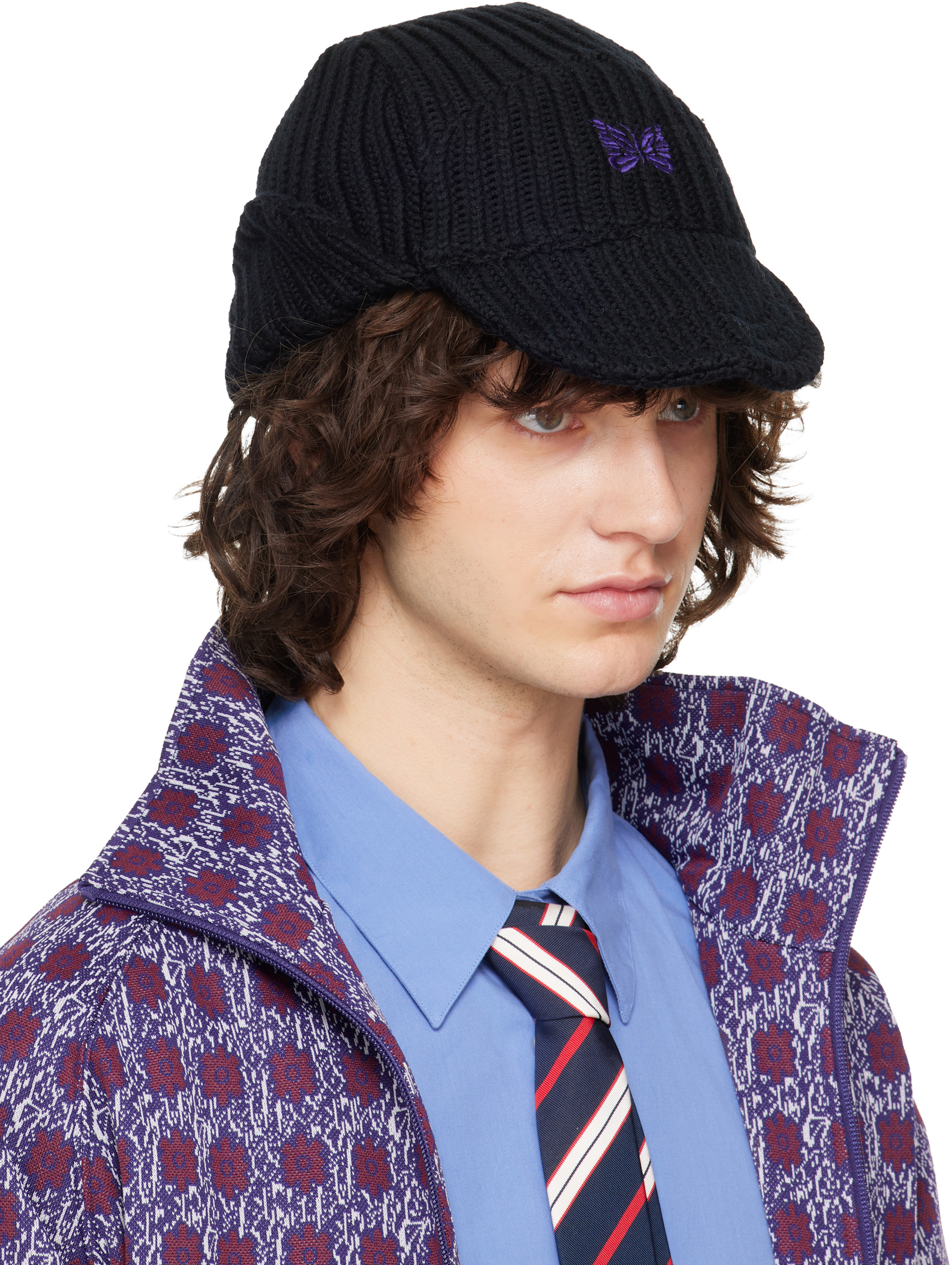 NEEDLES - Casquette Bird noire
