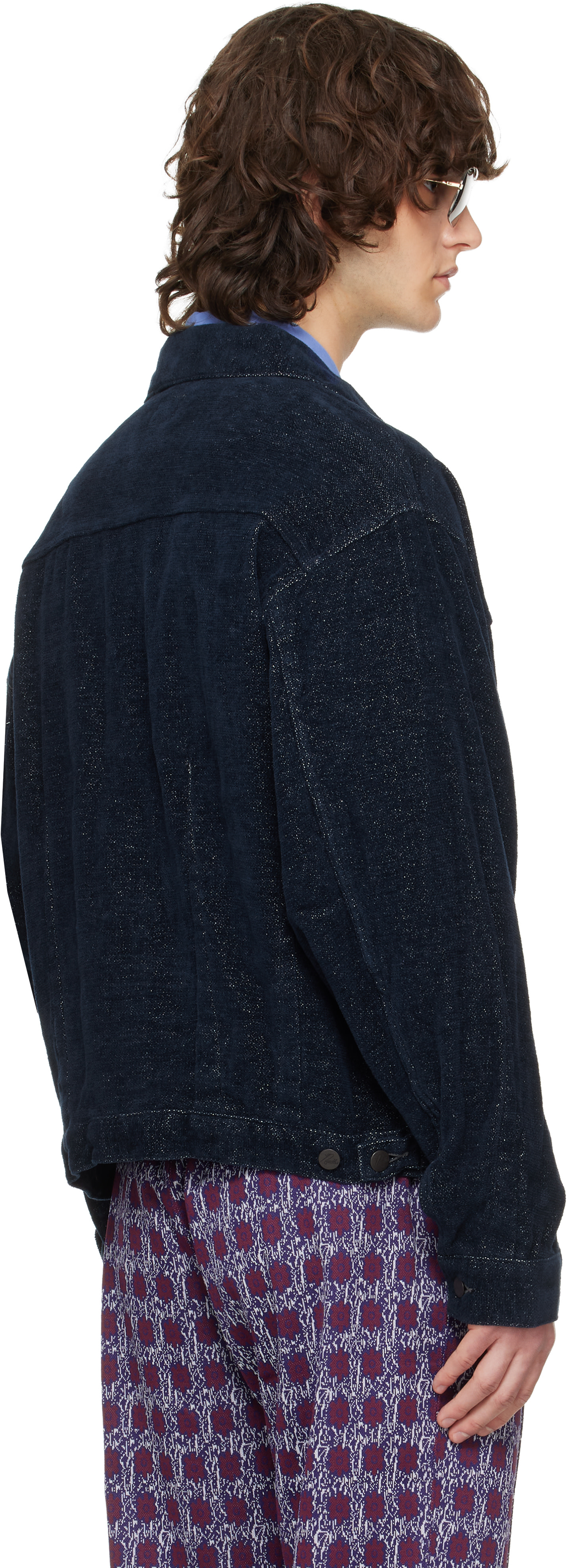 NEEDLES - Navy Darts Bottom Jacket