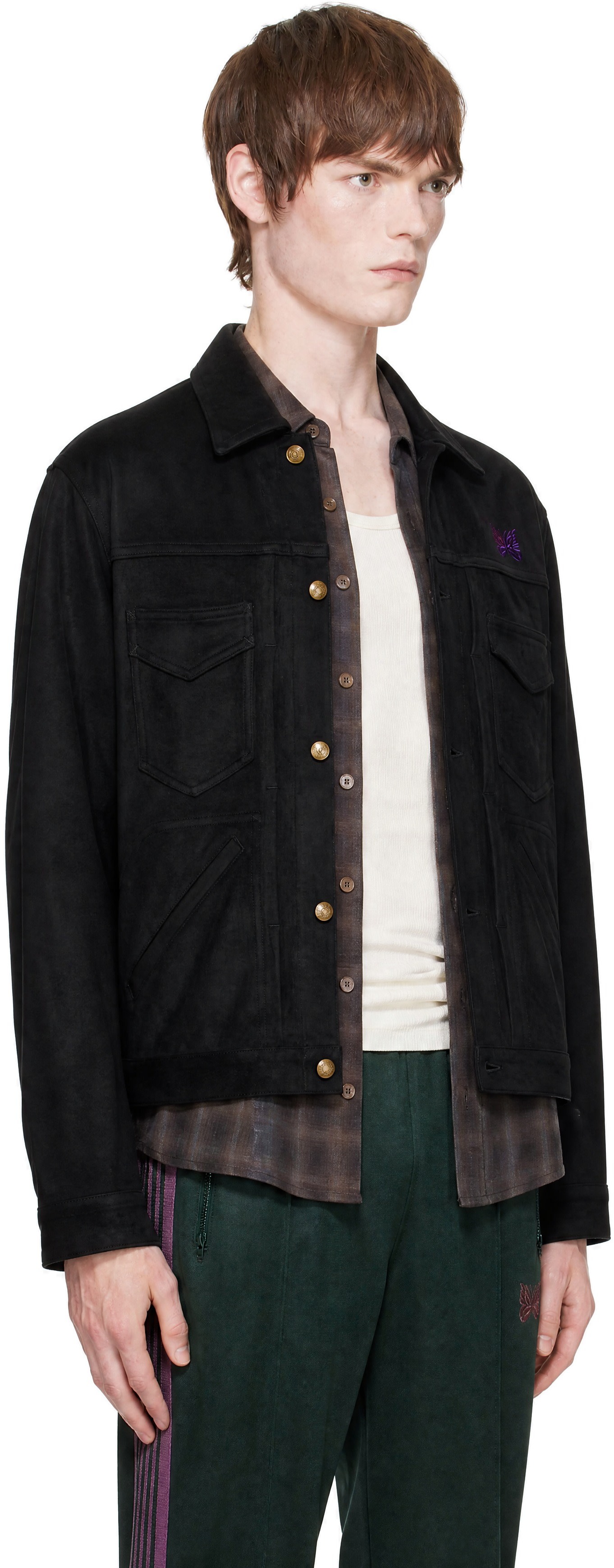 NEEDLES - Black Penny Jean Jacket