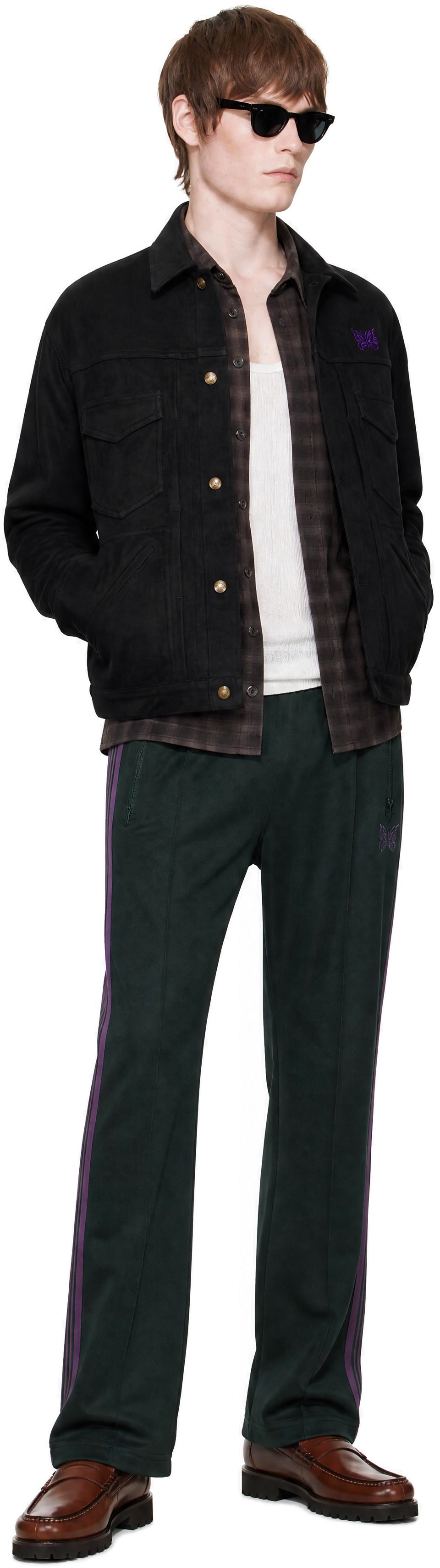 NEEDLES - Blouson Penny Jean noir