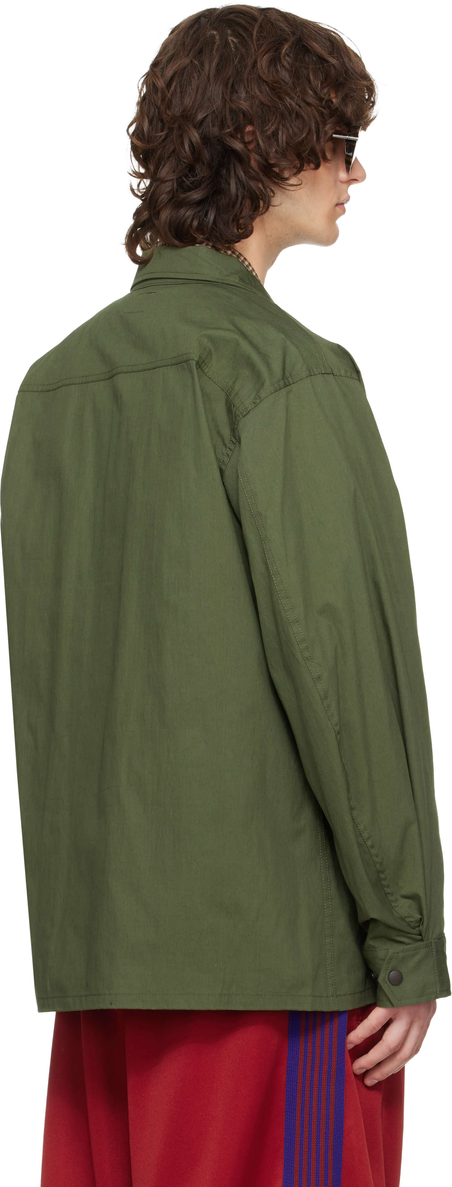 NEEDLES: Khaki Jungle Fatigue Jacket | SSENSE