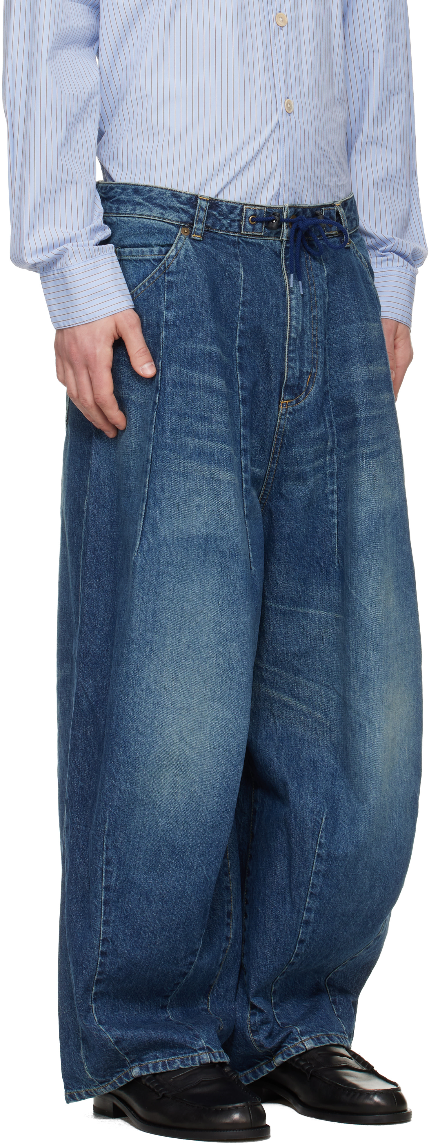NEEDLES: Blue H.D. Jeans | SSENSE
