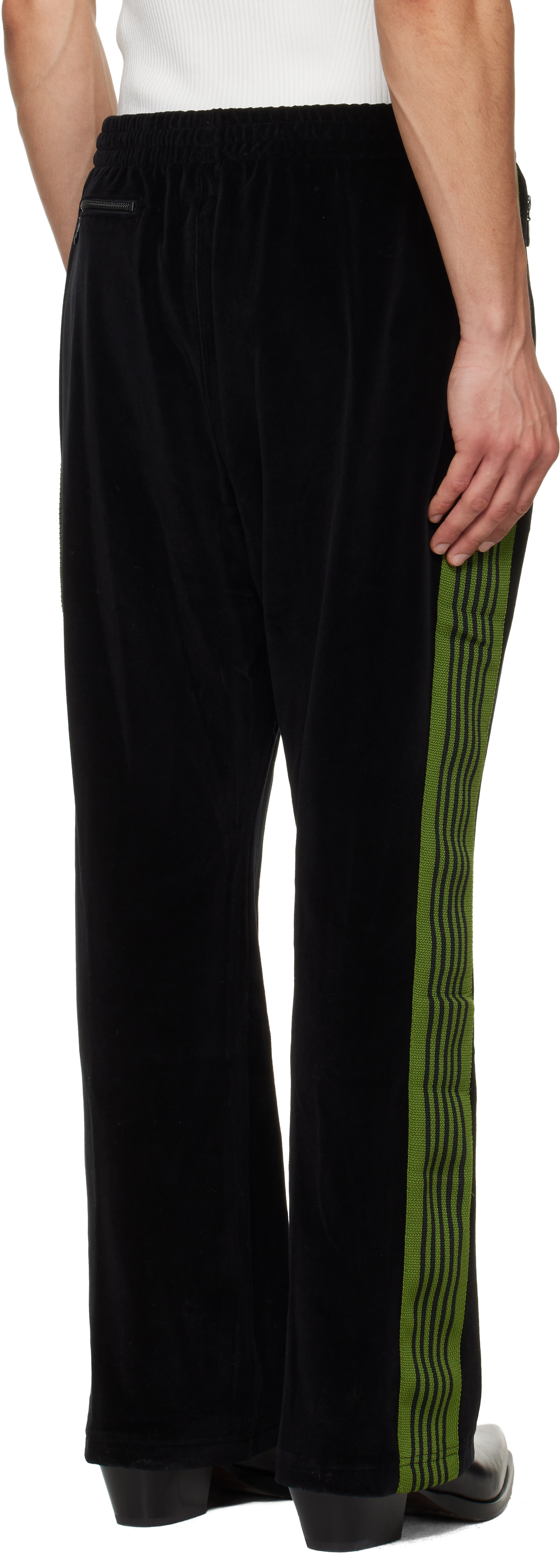 NEEDLES - Black Boot-Cut Track Pants