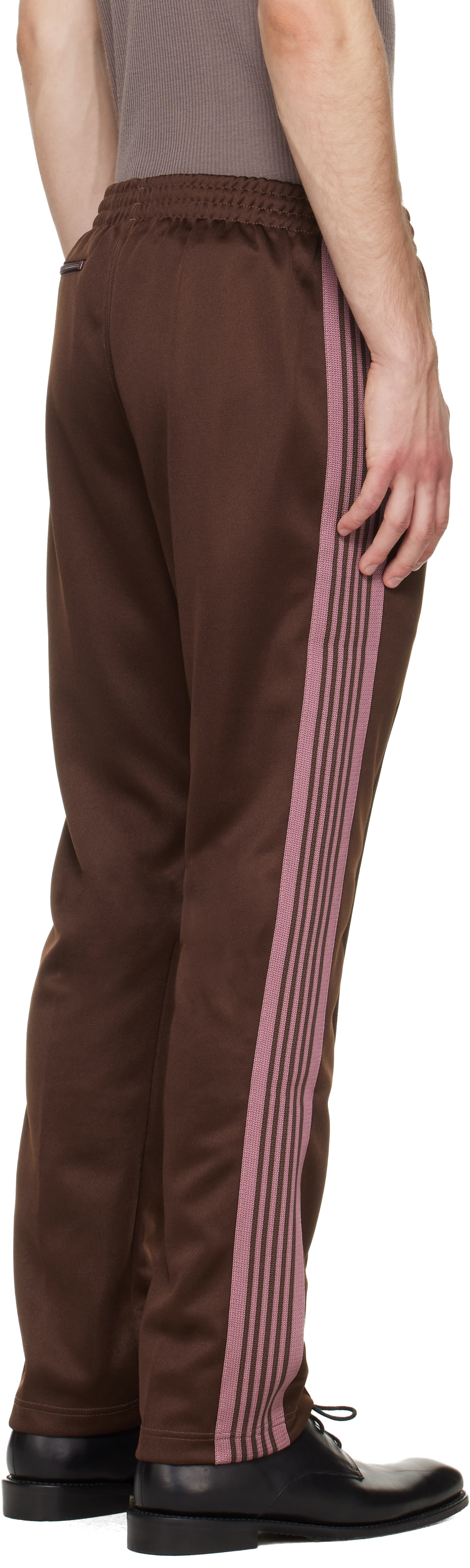 NEEDLES: Brown Narrow Track Pants | SSENSE NEEDLES: Brown Narrow Track Pants | SSENSE
