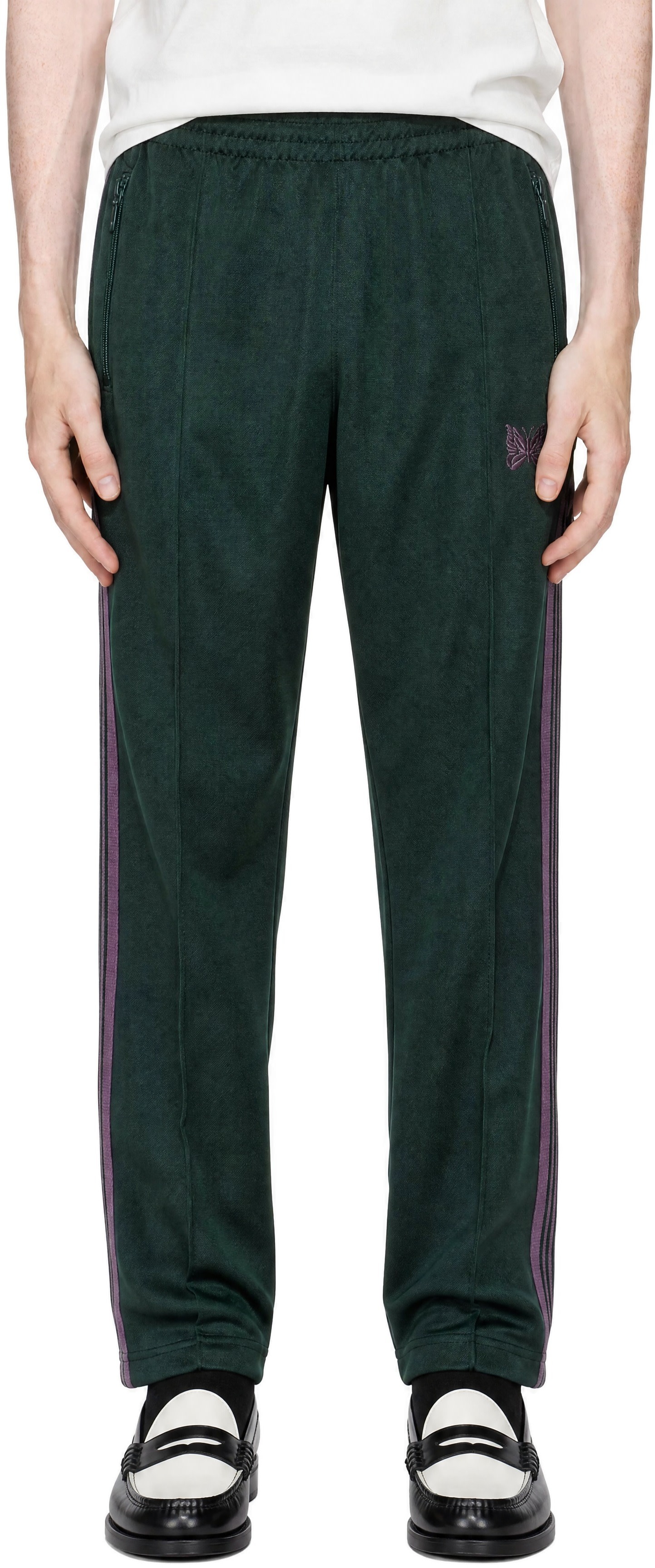 NEEDLES - Green Boot-Cut Track Pants