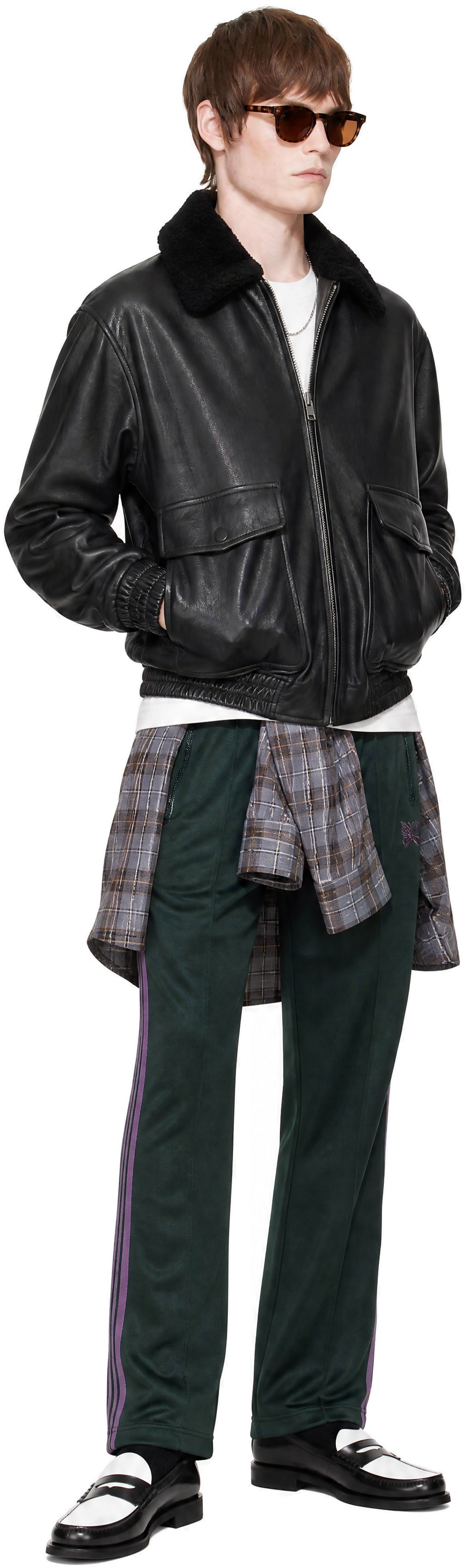 NEEDLES - Green Boot-Cut Track Pants