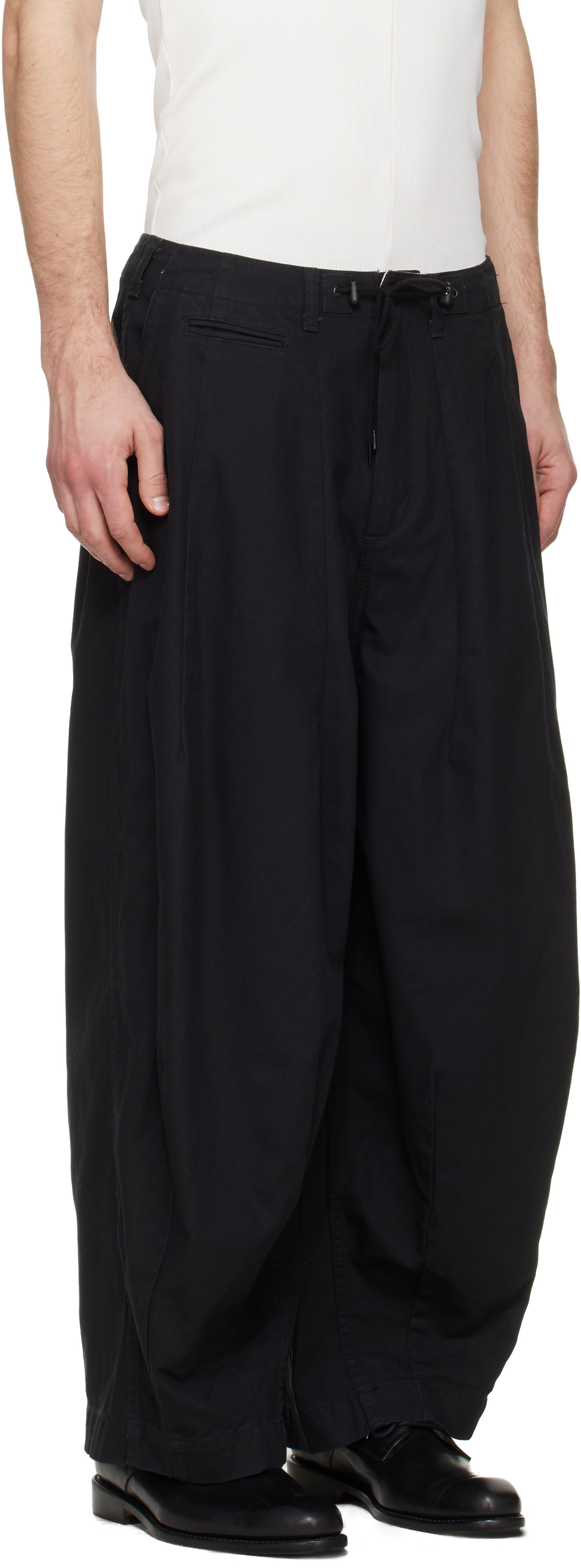 NEEDLES - Pantalon militaire H.D. noir