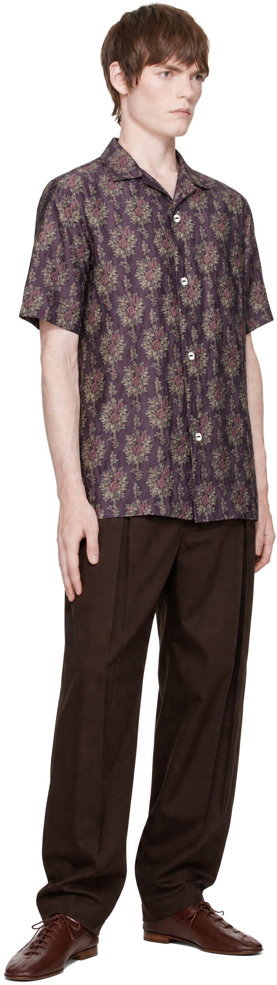 NEEDLES - Purple Cabana Shirt