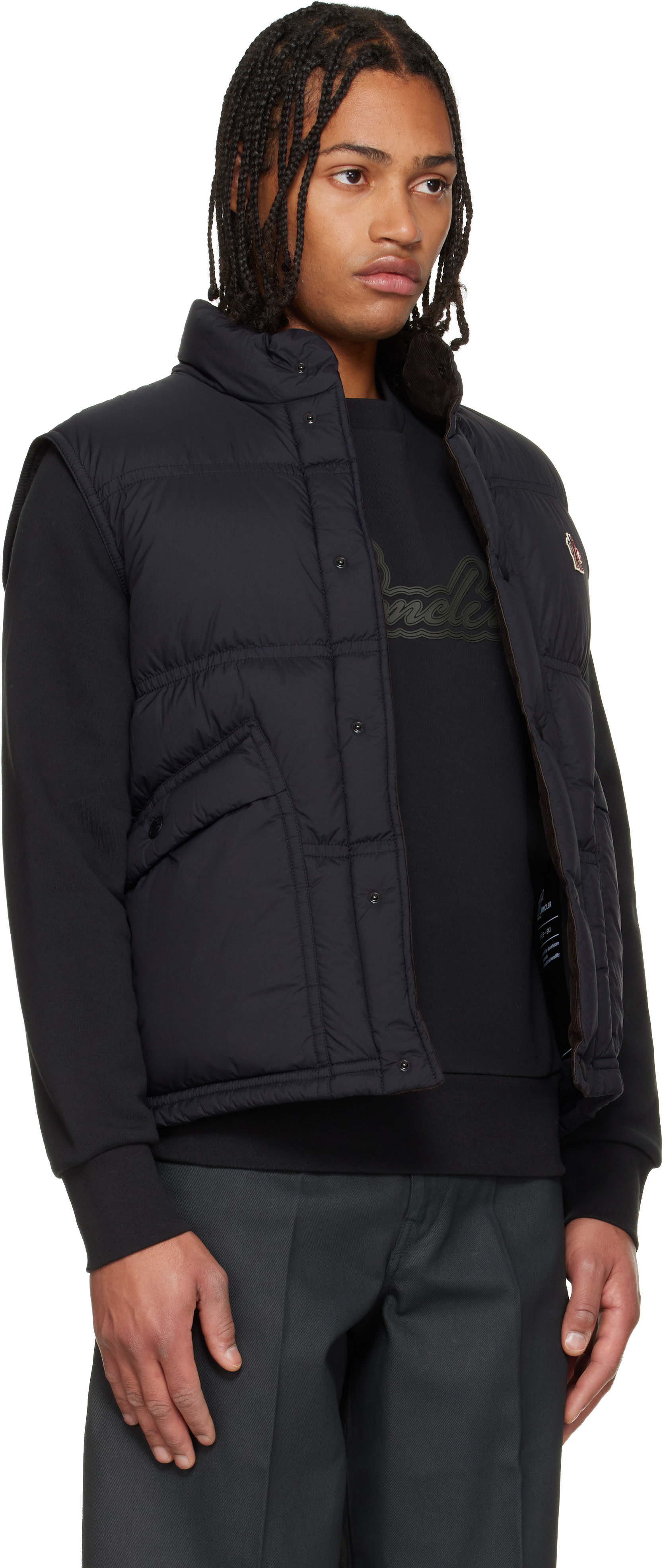 Moncler Grenoble - ブラック Aul ダウンベスト