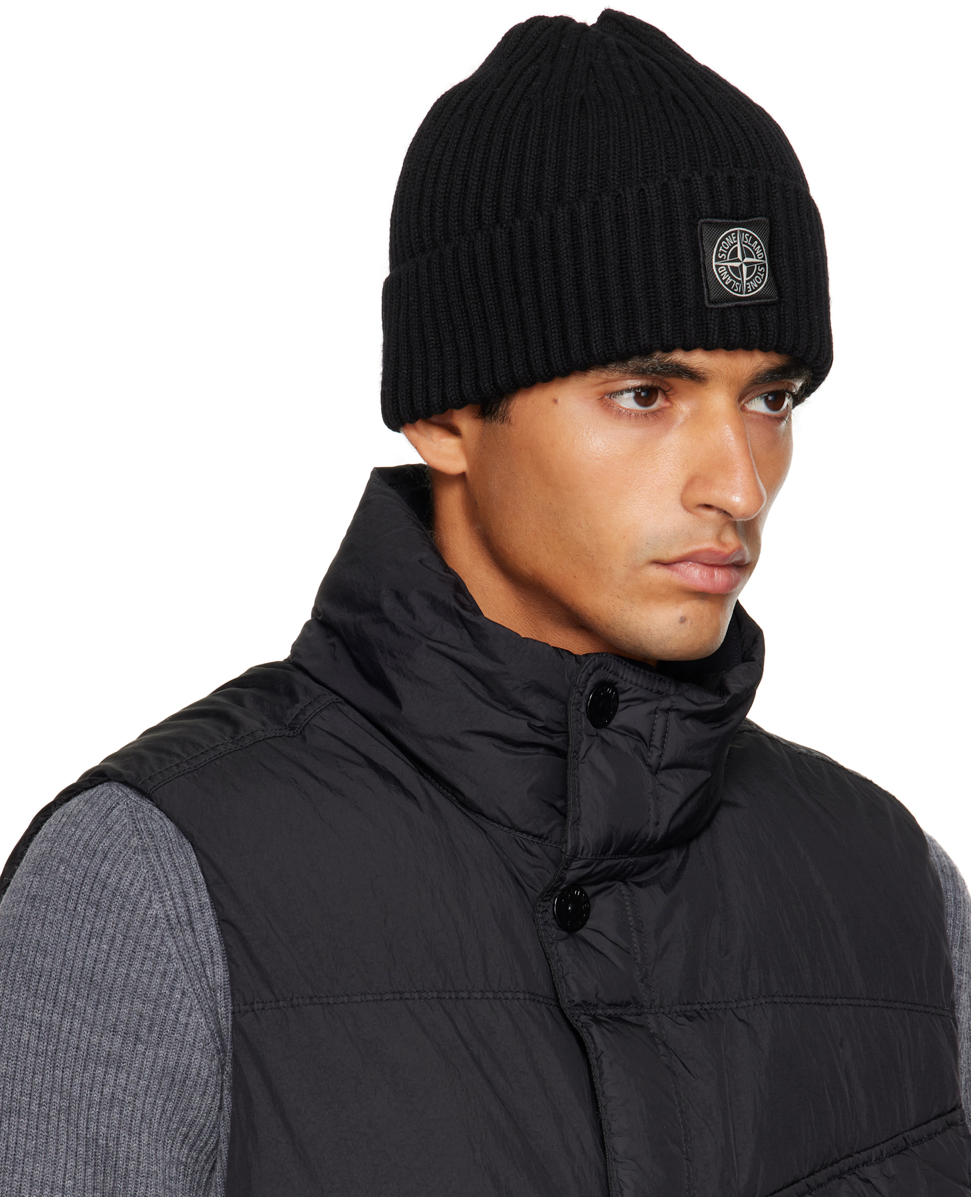 STONE  ブラックビーニー THE NORTH FACE（ザ ノースフェイス） ニット帽 ニットキャップ THE