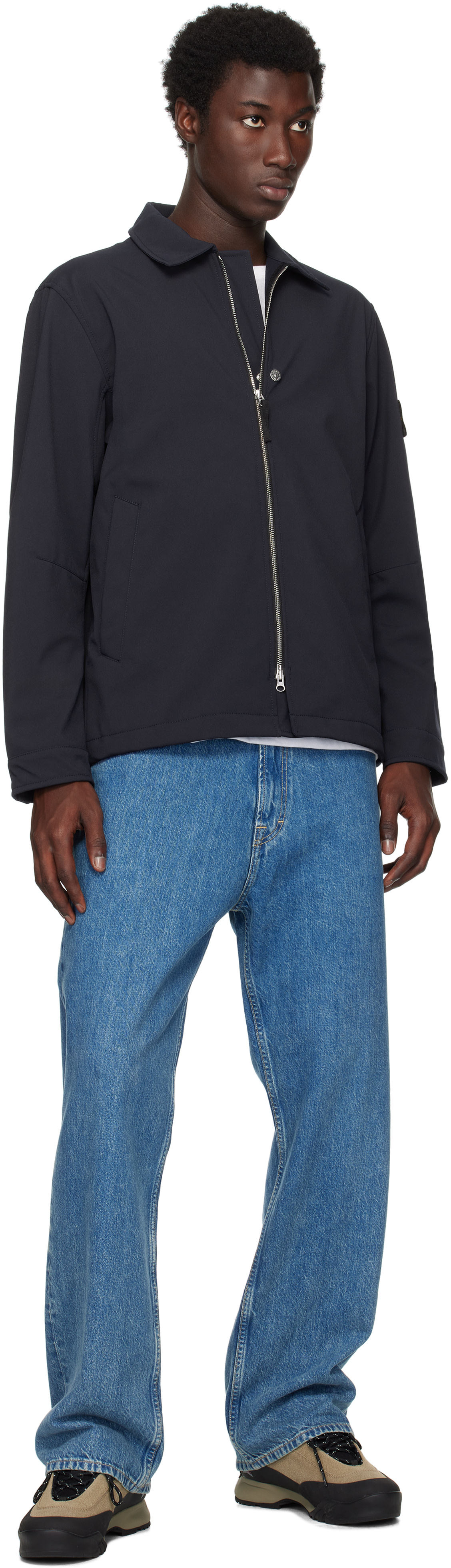 Stone Island - Navy Q100003 Soft Shell Jacket