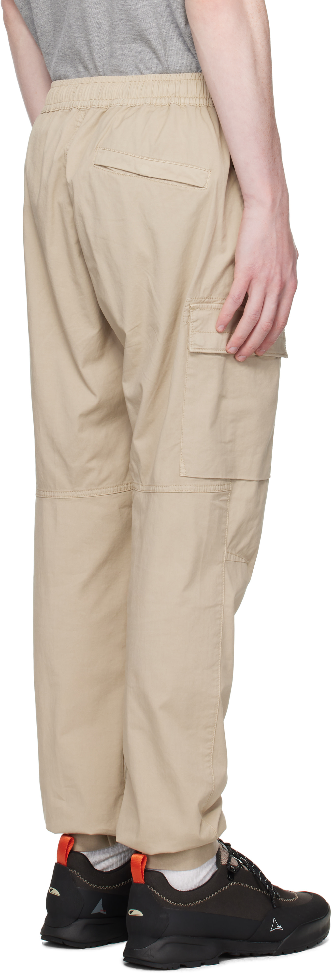 パンツ Stone  SS22 Paracadute Cargo Pants Stone Island: Beige 3100031 Tela Paracadute Cargo Pants | SSENSE